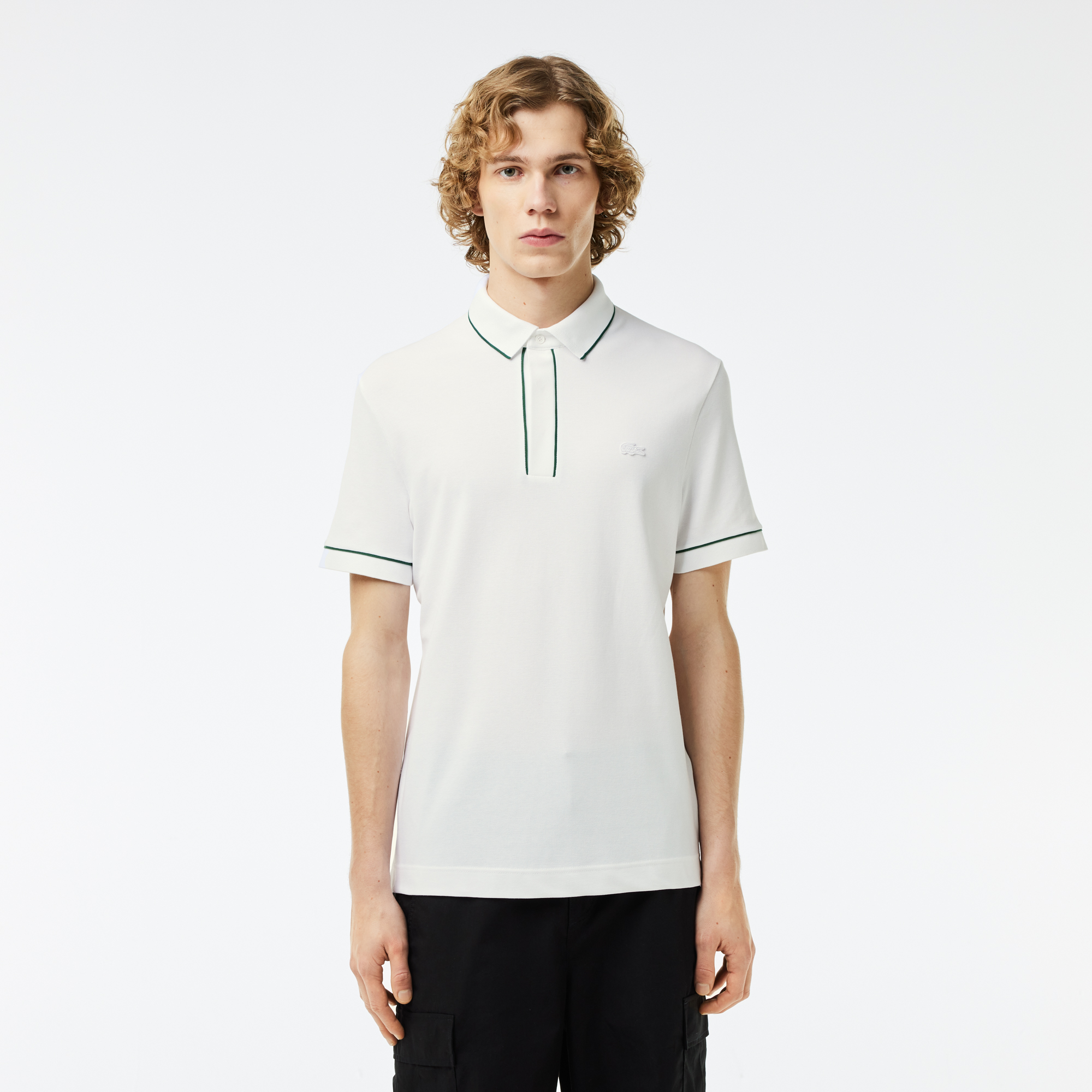 Мужское поло Lacoste Smart Paris из органического хлопка, белый, арт. PH8184