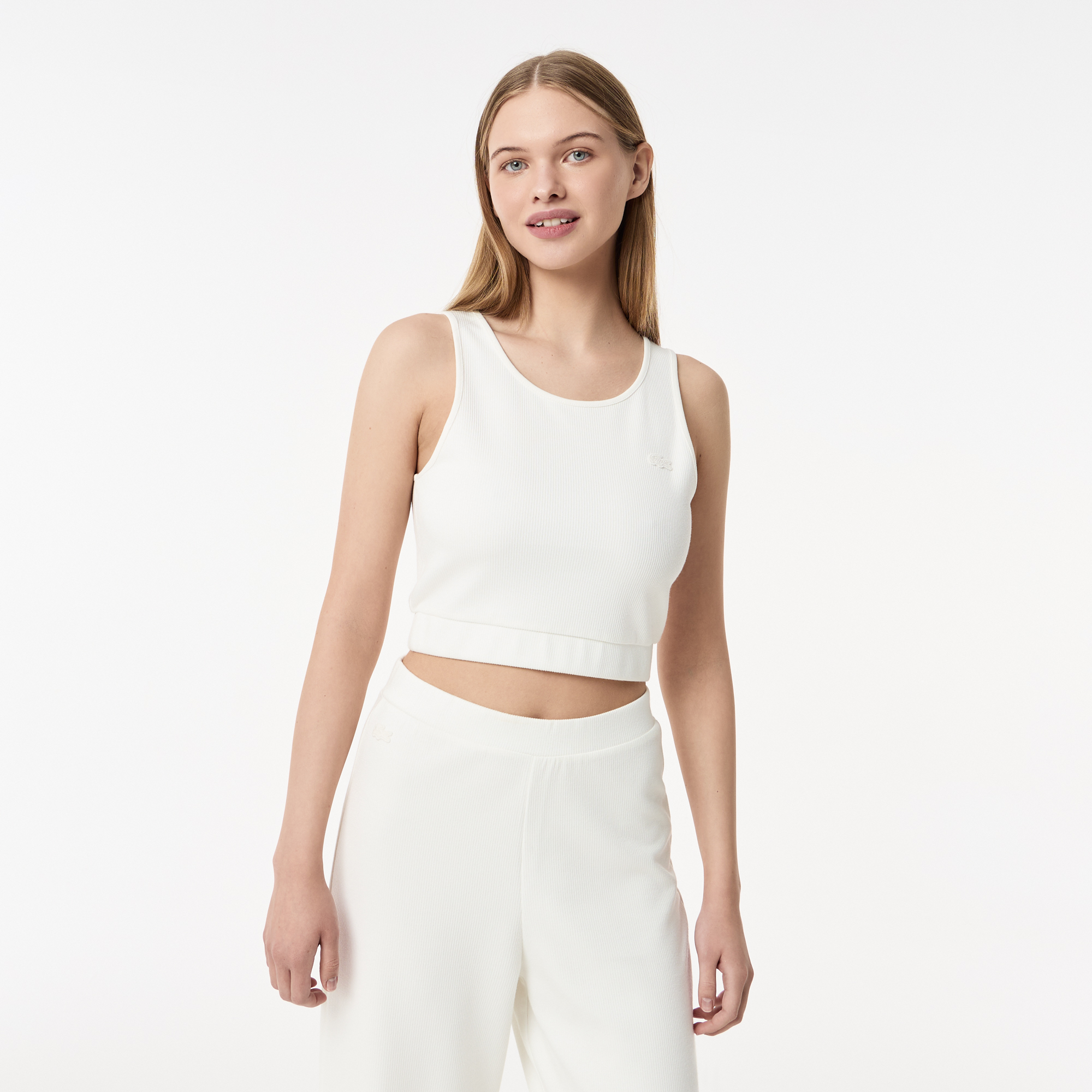 Женский топ Lacoste, белый, арт. TF0520