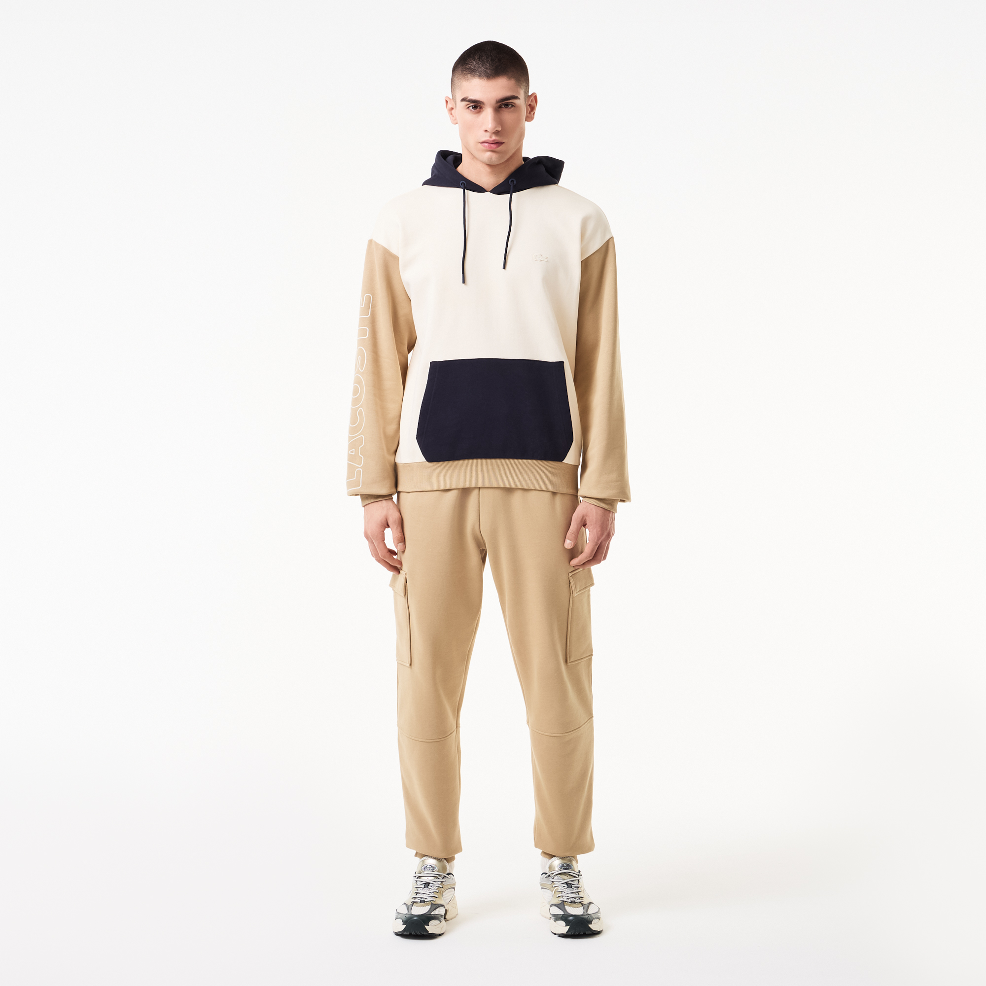 Мужские спортивные брюки Lacoste, бежевый, арт. XH2514