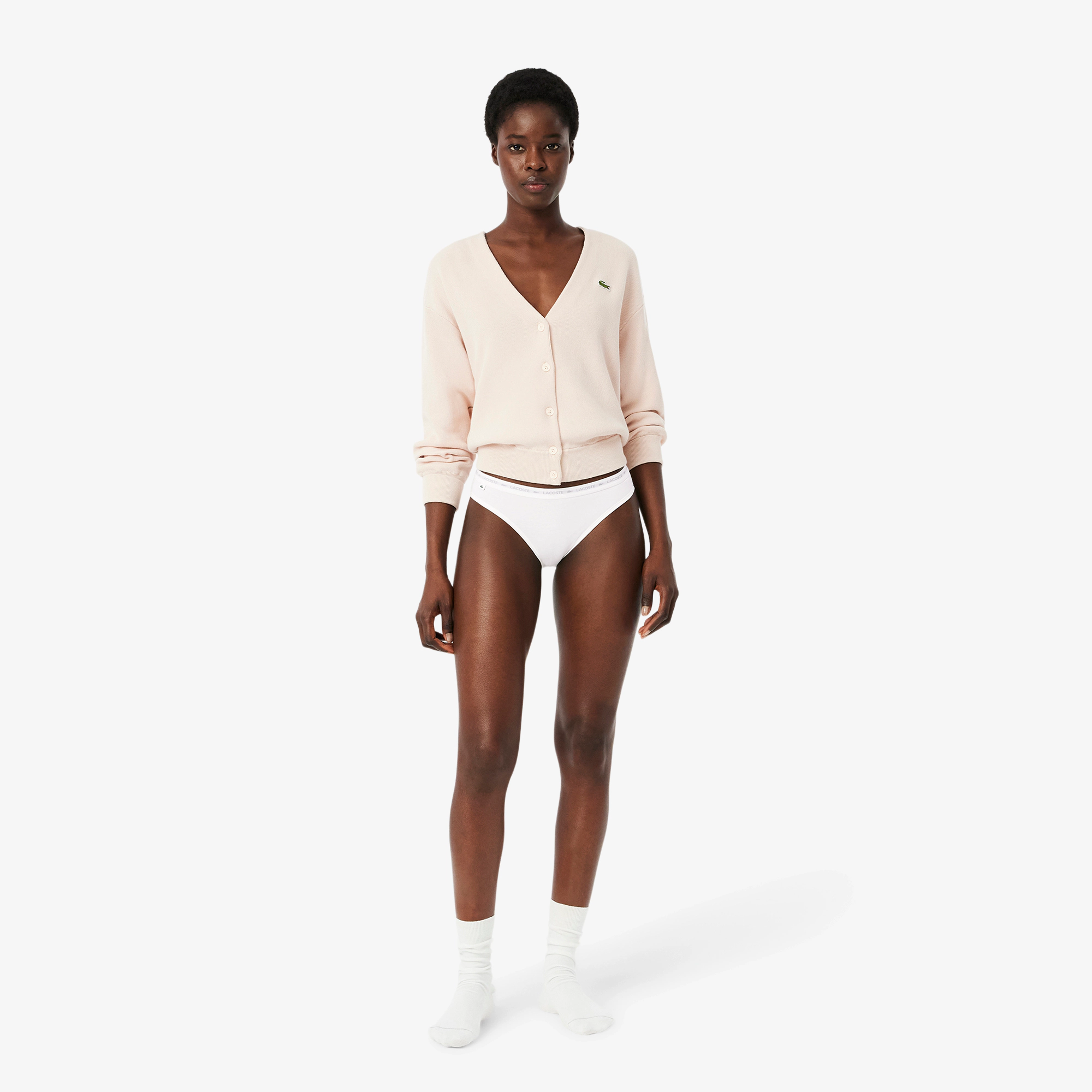 Женские трусы Lacoste из эластичного хлопка (3ед.) 3