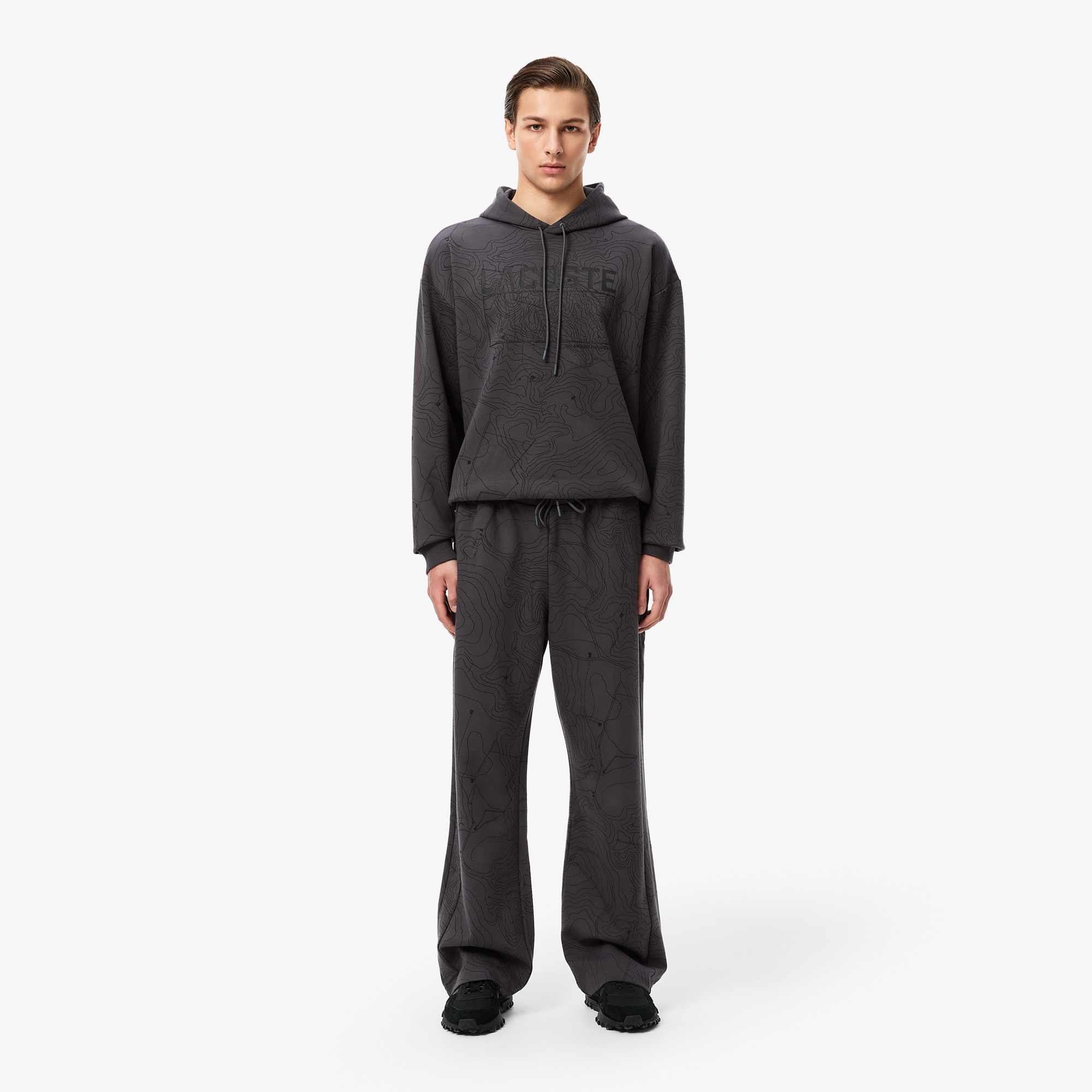 Мужские спортивные брюки Lacoste Oversize, серый, арт. XH2604R