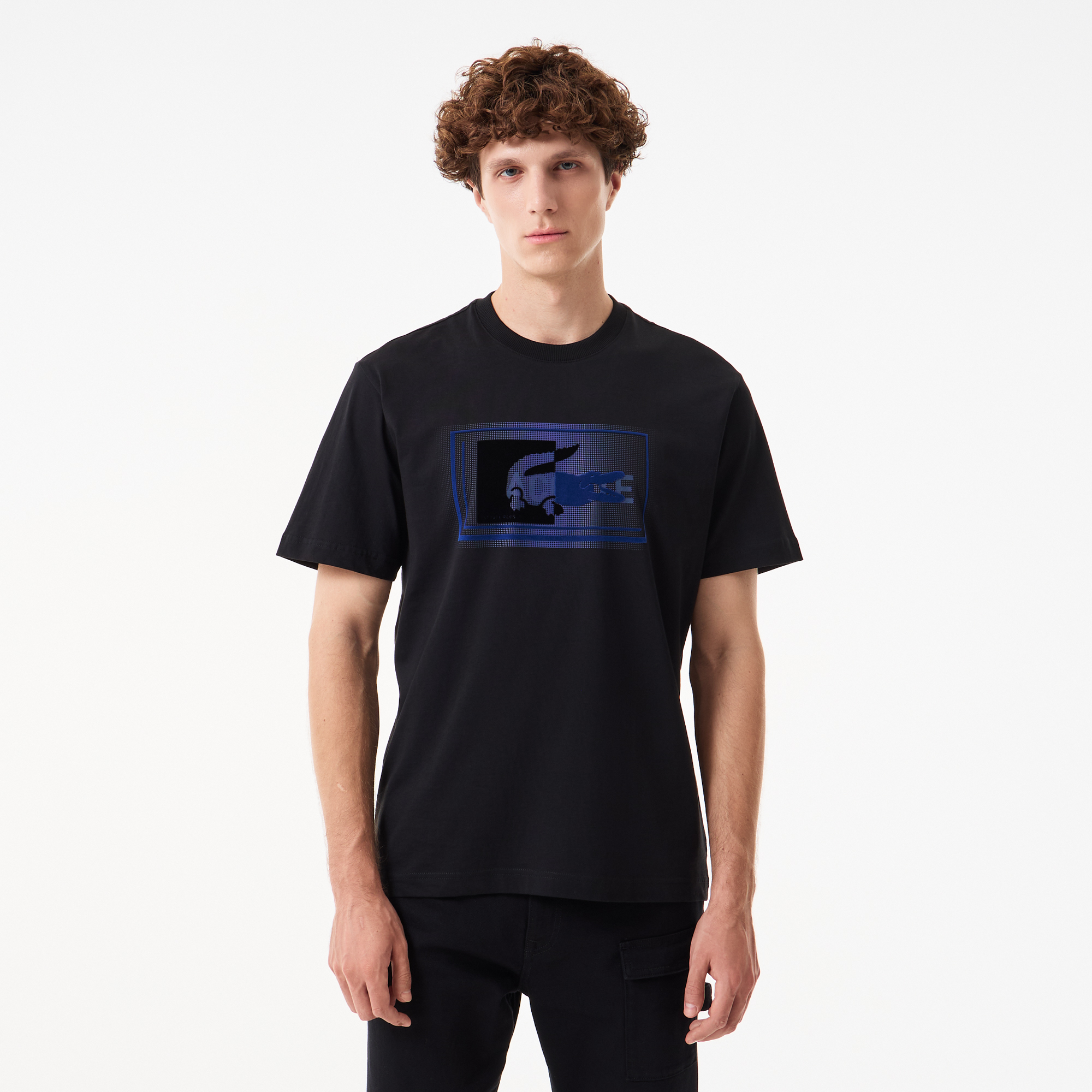 Мужская футболка Lacoste Classic Fit, черный, арт. TH2512