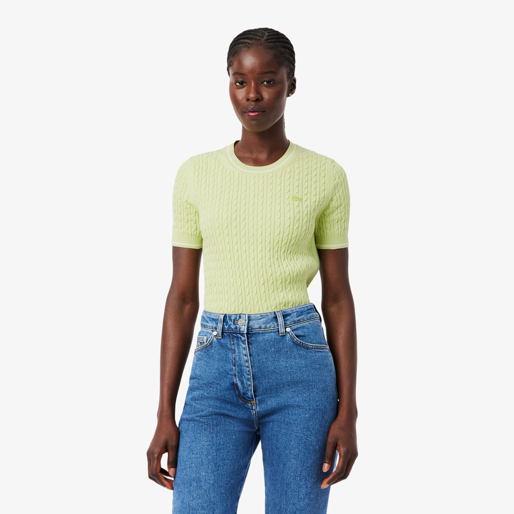 Свитер женский Lacoste, зеленый, арт. AF9862