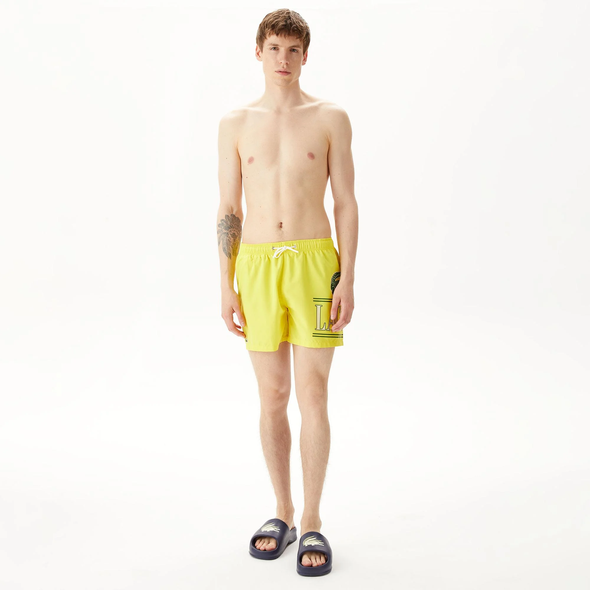 

Мужские купальные шорты Lacoste, Жёлтый