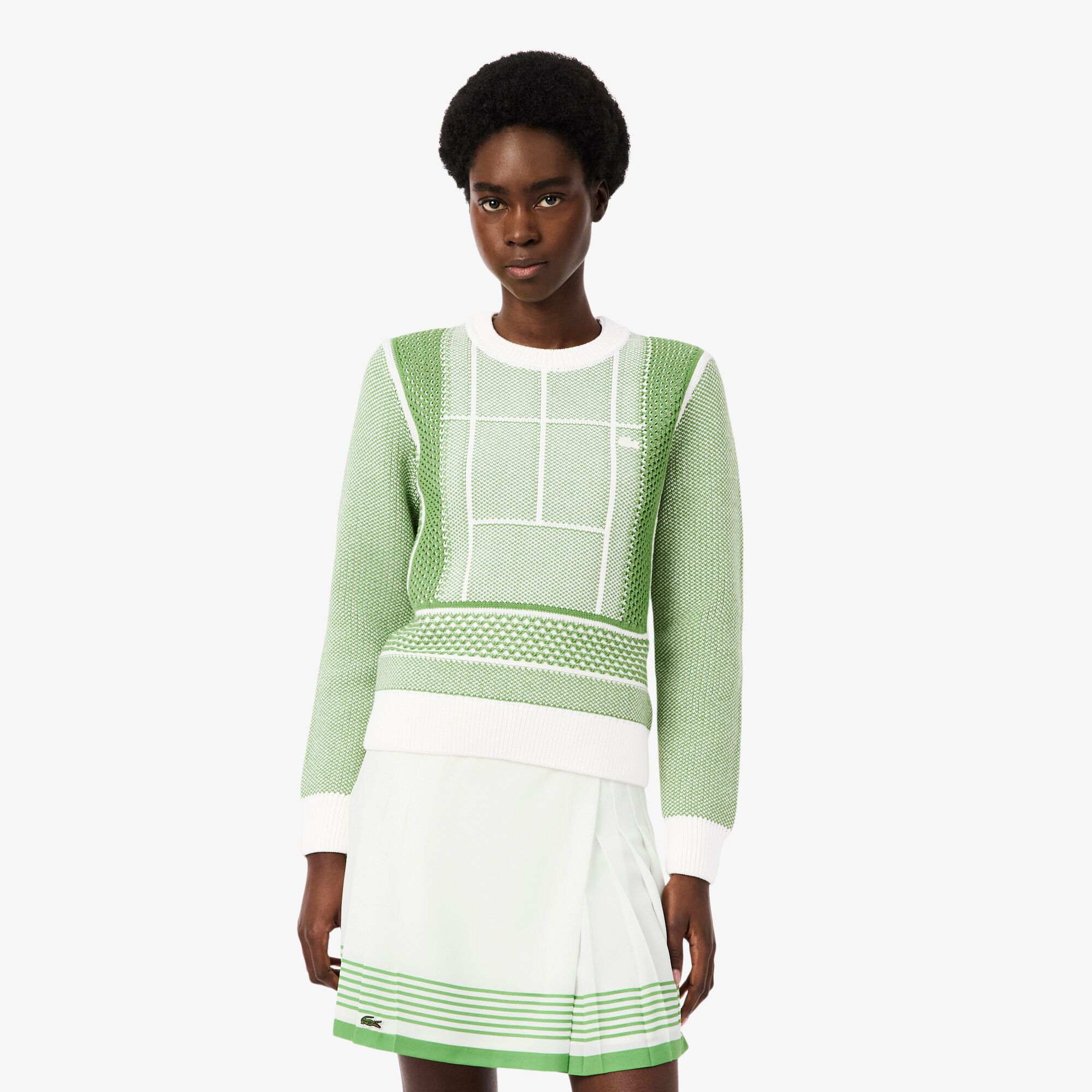 Свитер женский Lacoste, зеленый, арт. AF9867