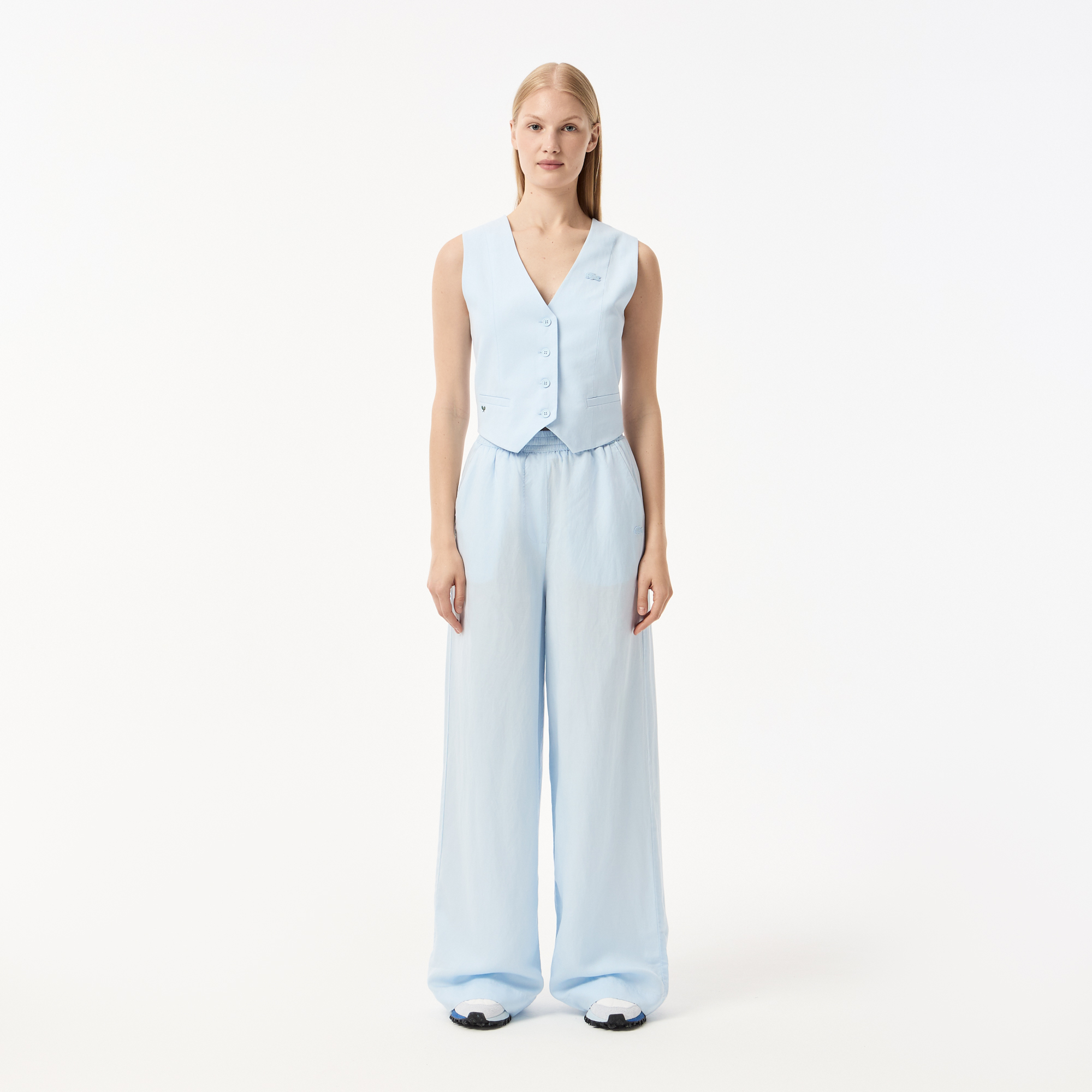 Женские спортивные брюки Lacoste, голубой, арт. HF0519