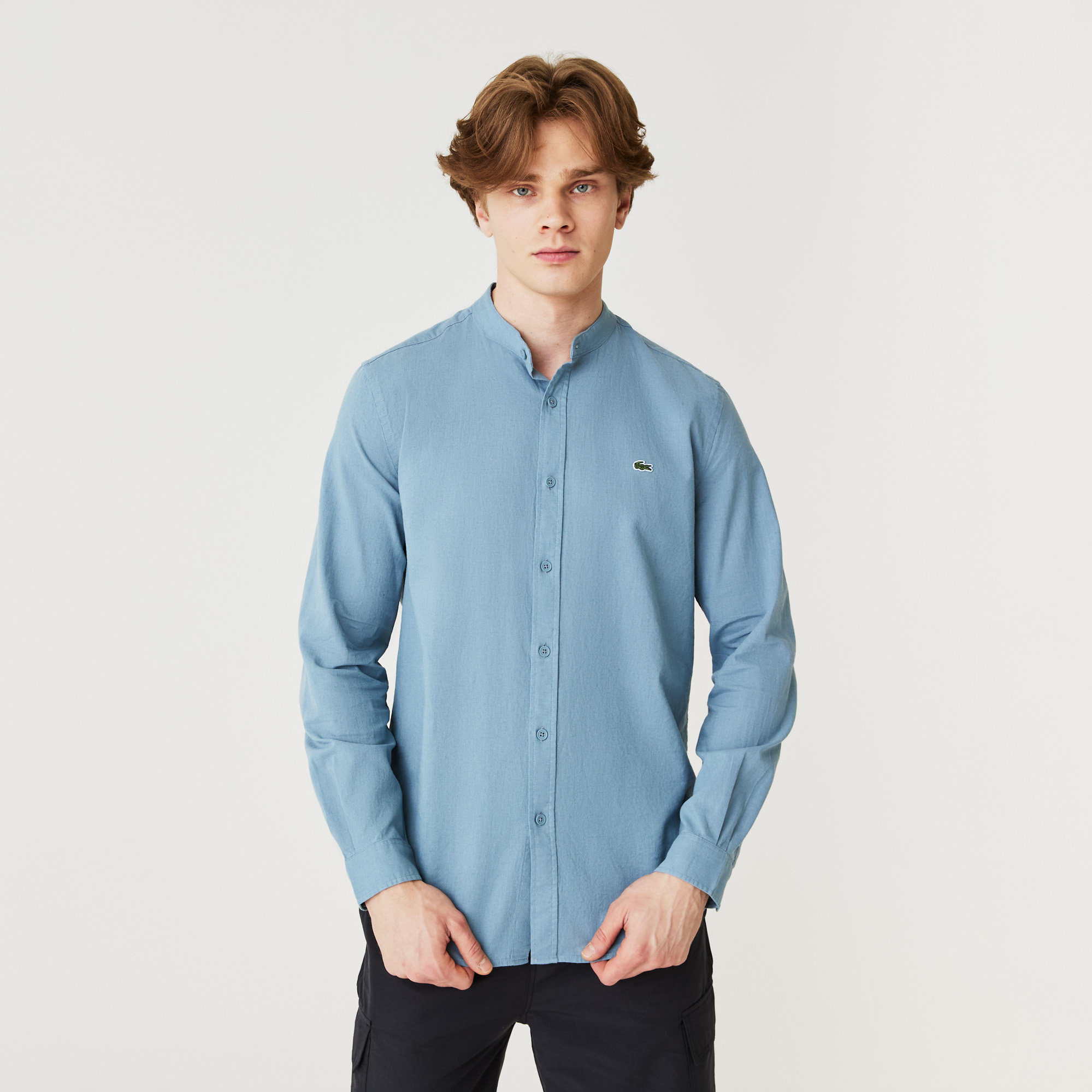 

Мужская рубашка Lacoste Regular Fit, Голубой