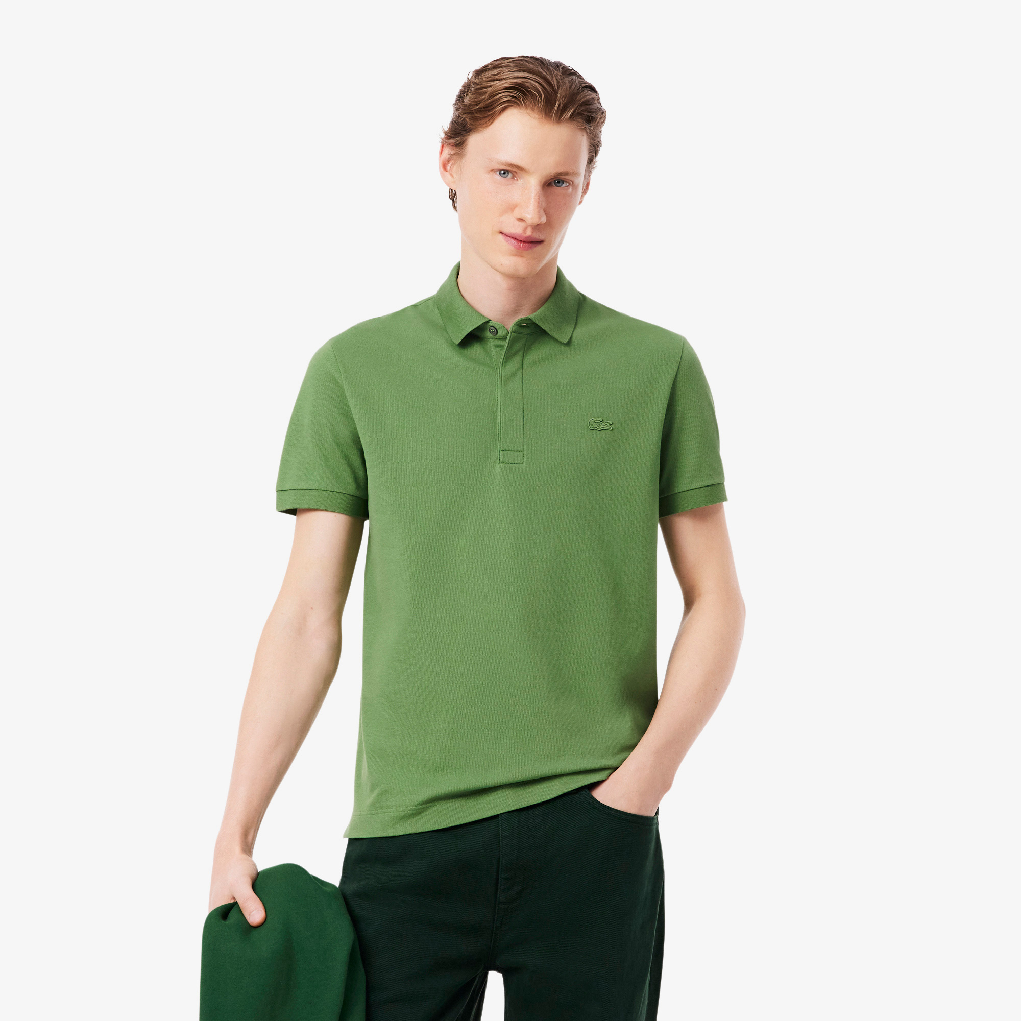 Поло Lacoste Paris, зеленый, арт. PH5522