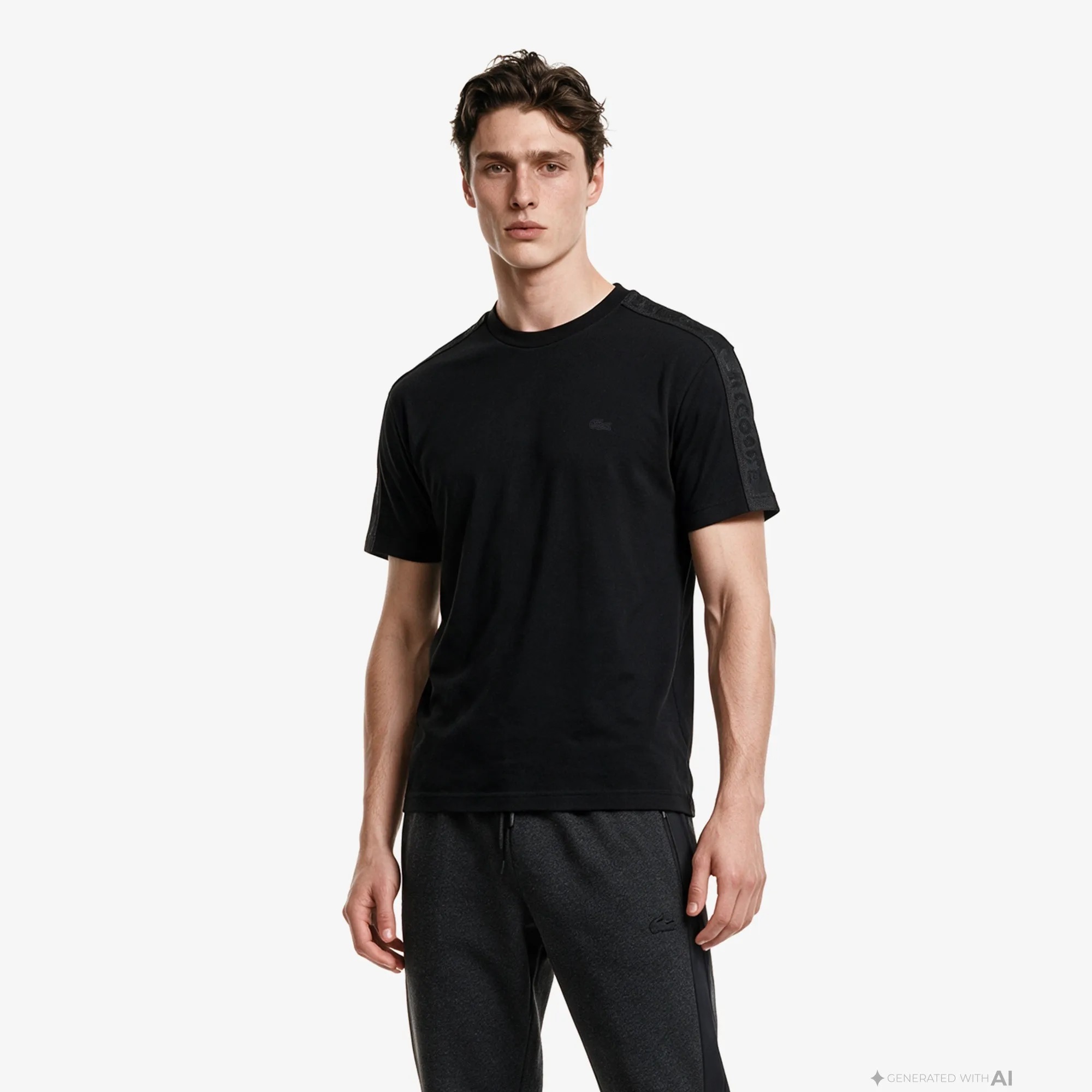 Мужская хлопковая футболка Lacoste