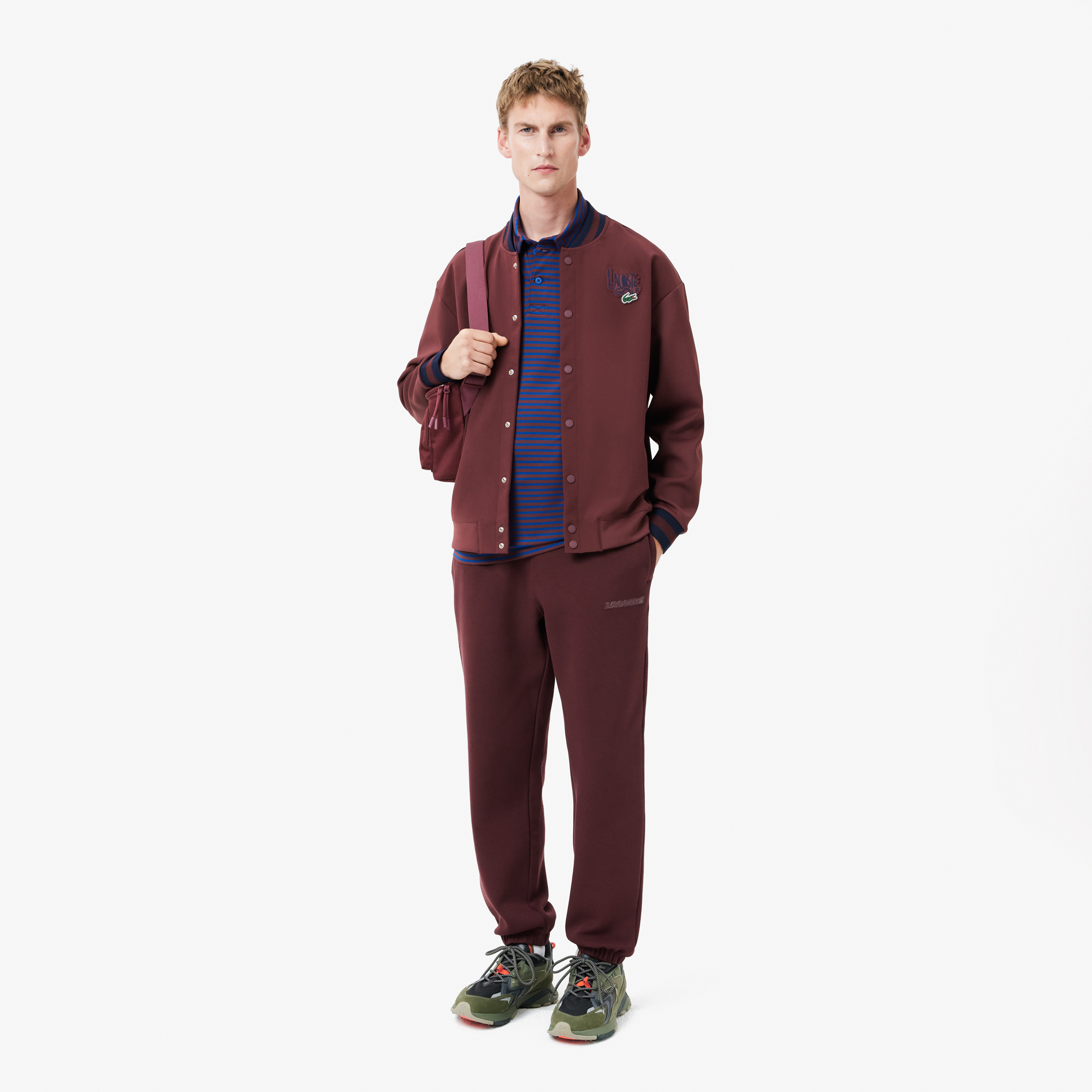 Мужские спортивные брюки Lacoste, бордовый, арт. XH2859