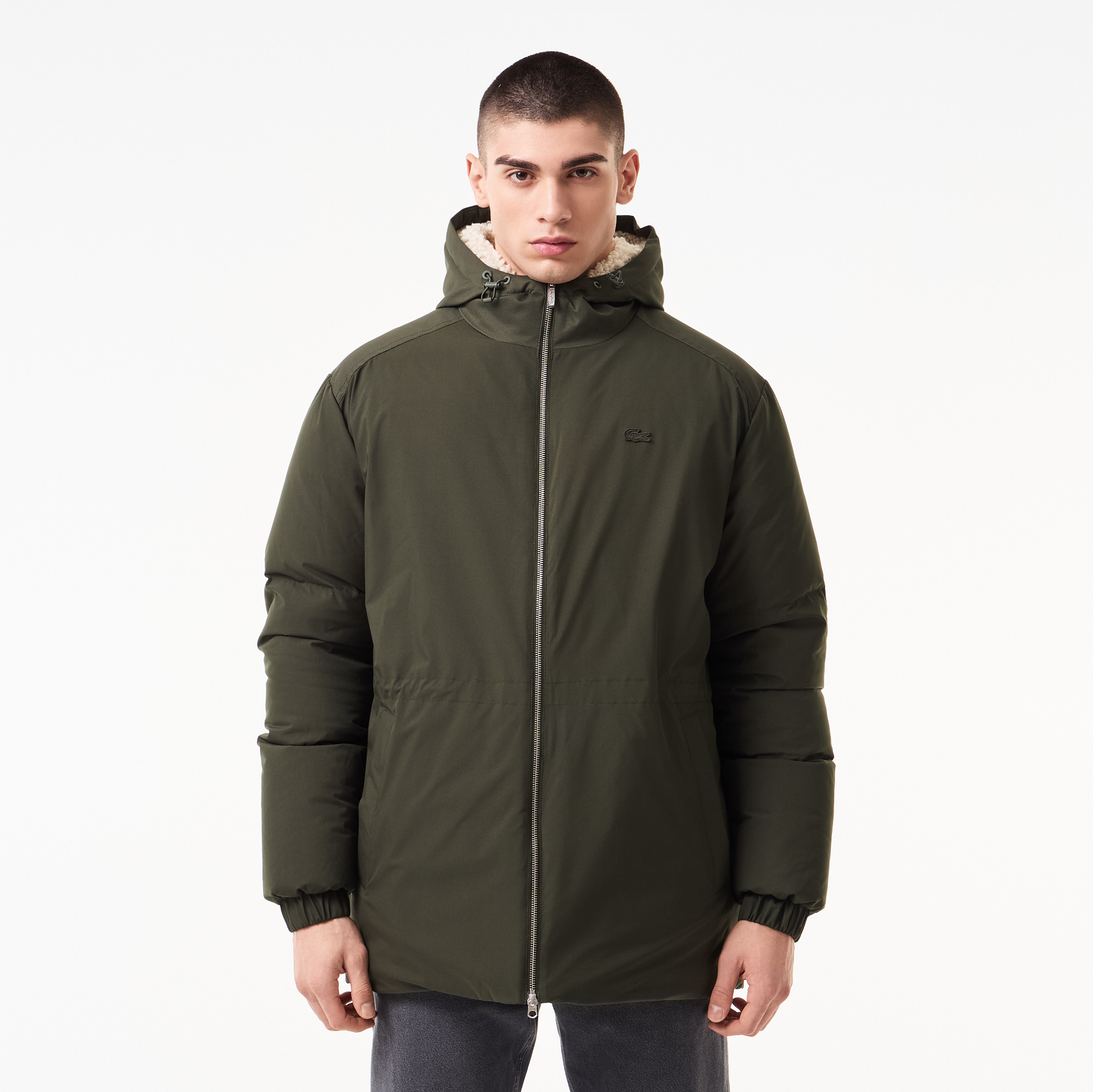 Мужская стёганая куртка Lacoste, хаки, арт. BH2528