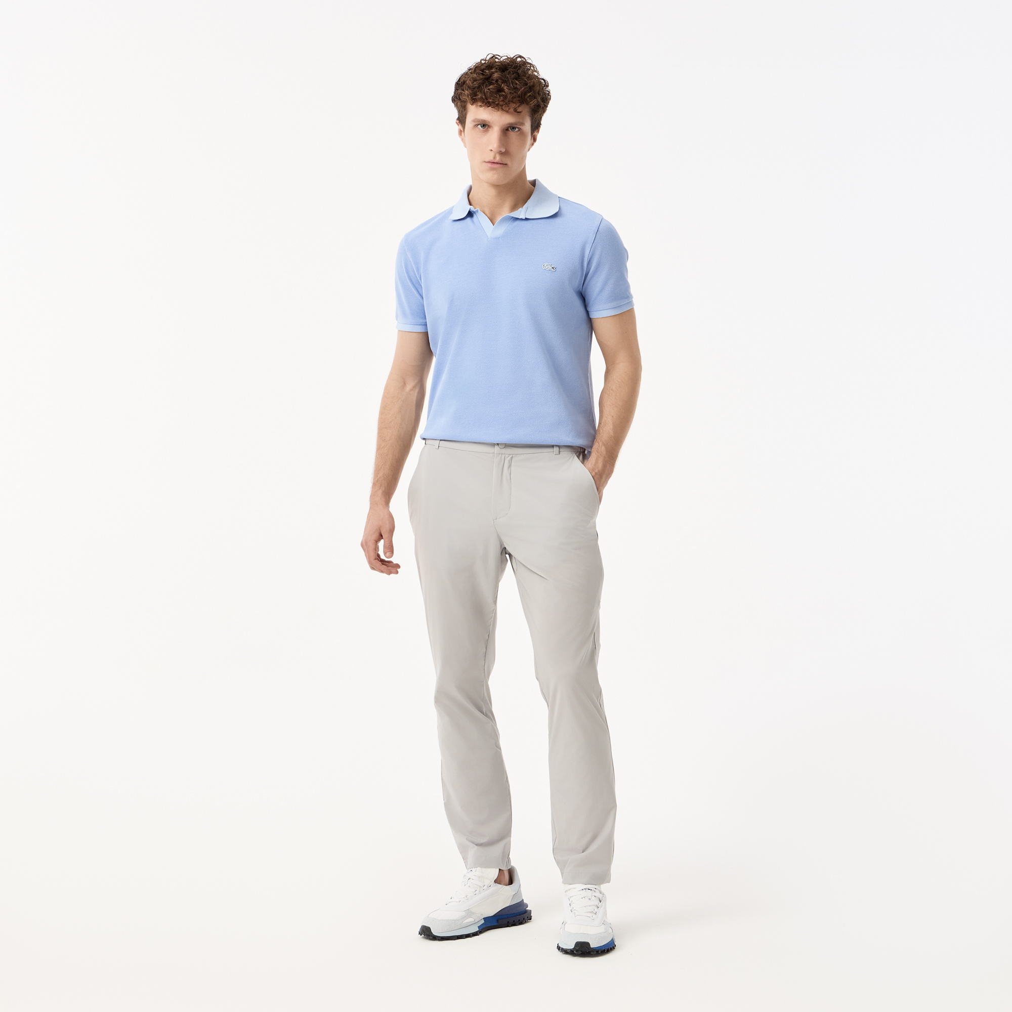 Мужские брюки Lacoste Regular Fit, серый, арт. HH0428