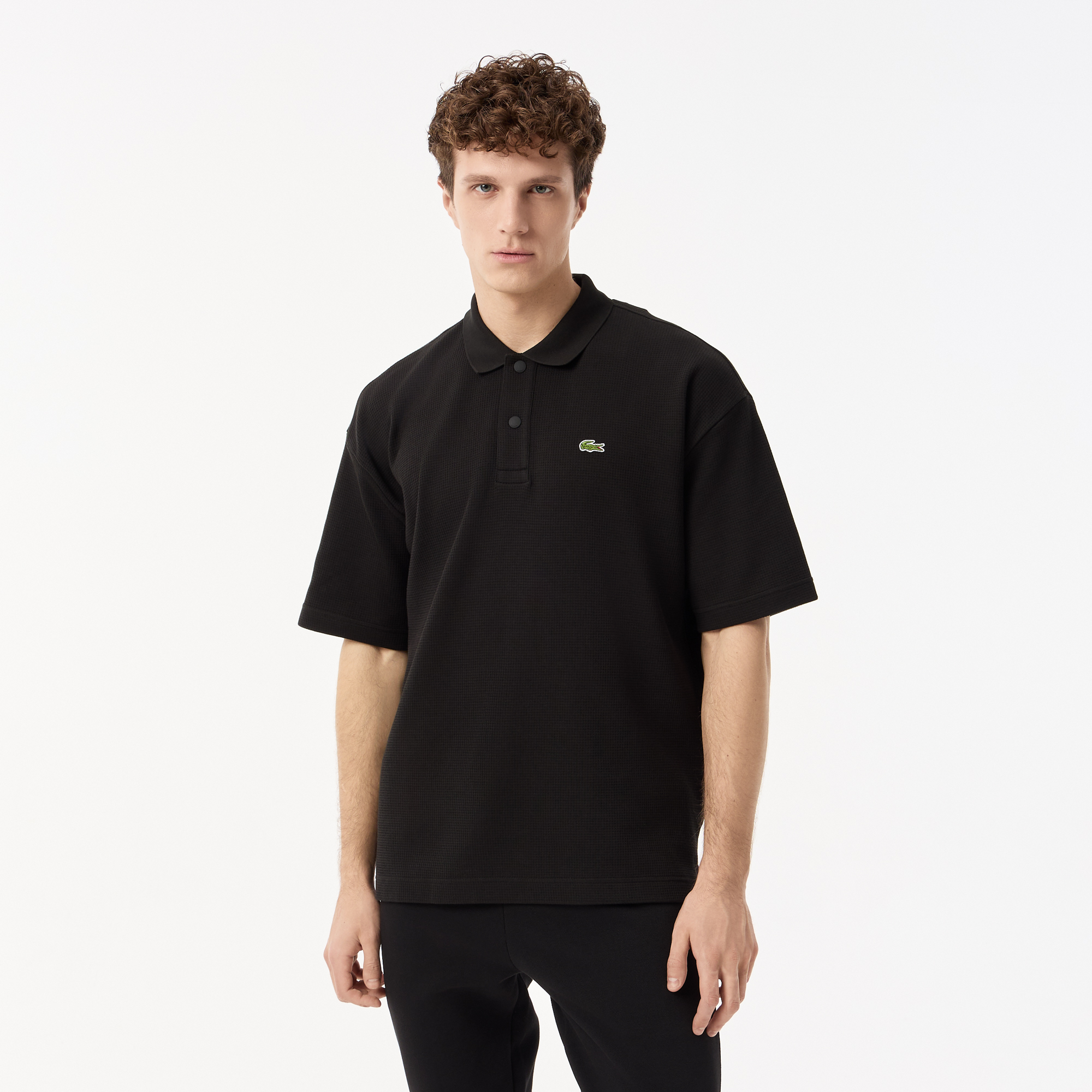 Мужское поло Lacoste, черный, арт. PH0530