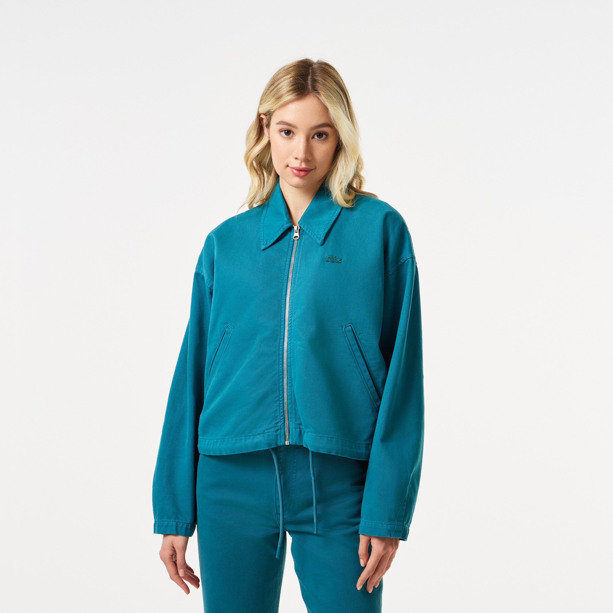Женская джинсовая куртка Lacoste Relaxed Fit, синий, арт. BF6944