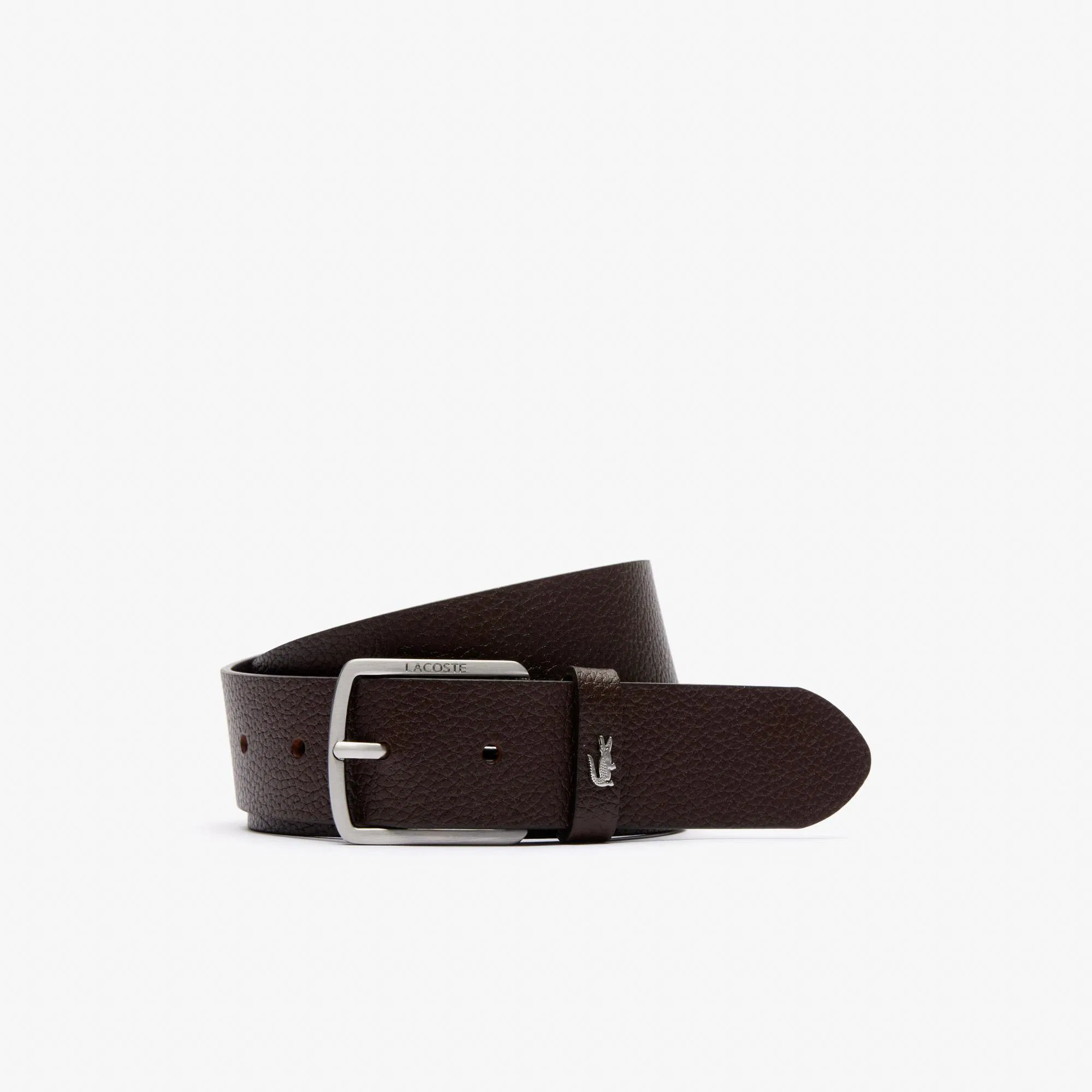 Ремень Lacoste из зернистой кожи