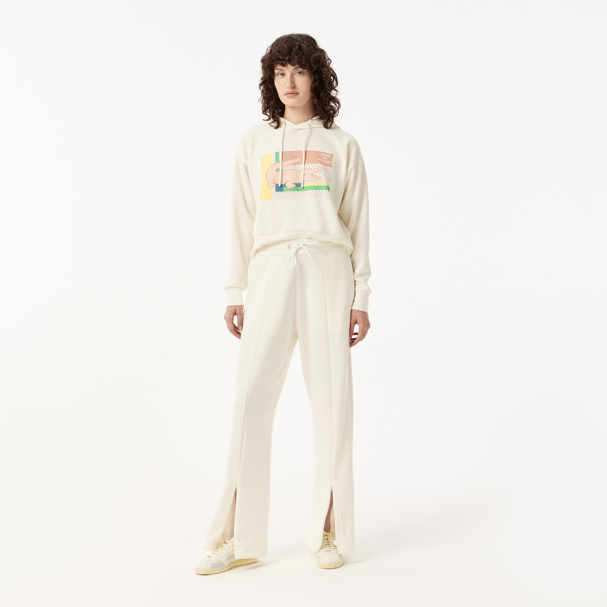 Женские спортивные брюки Lacoste, белый, арт. XF0513