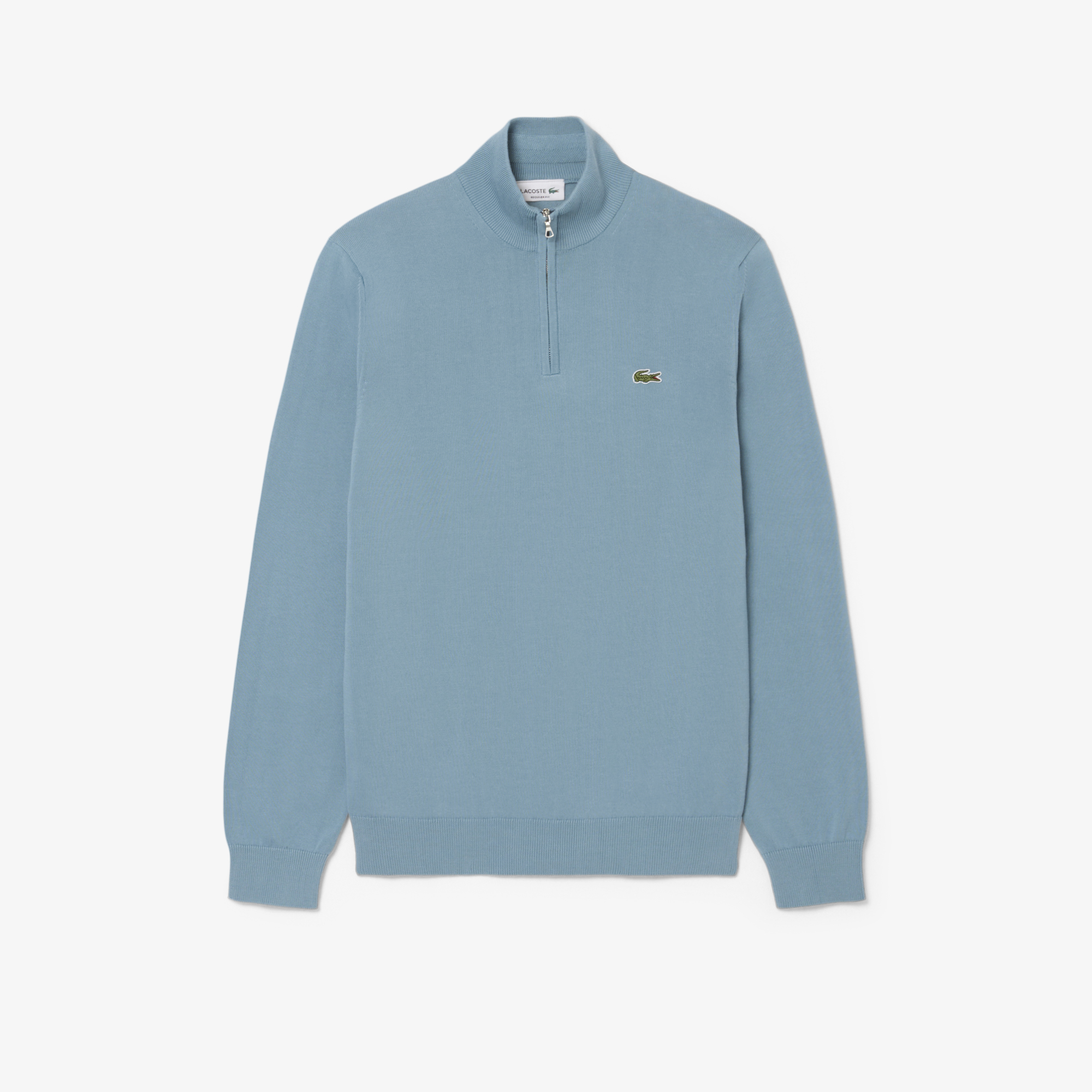 Мужской свитер Lacoste с высоким воротником и застежкой-молнией