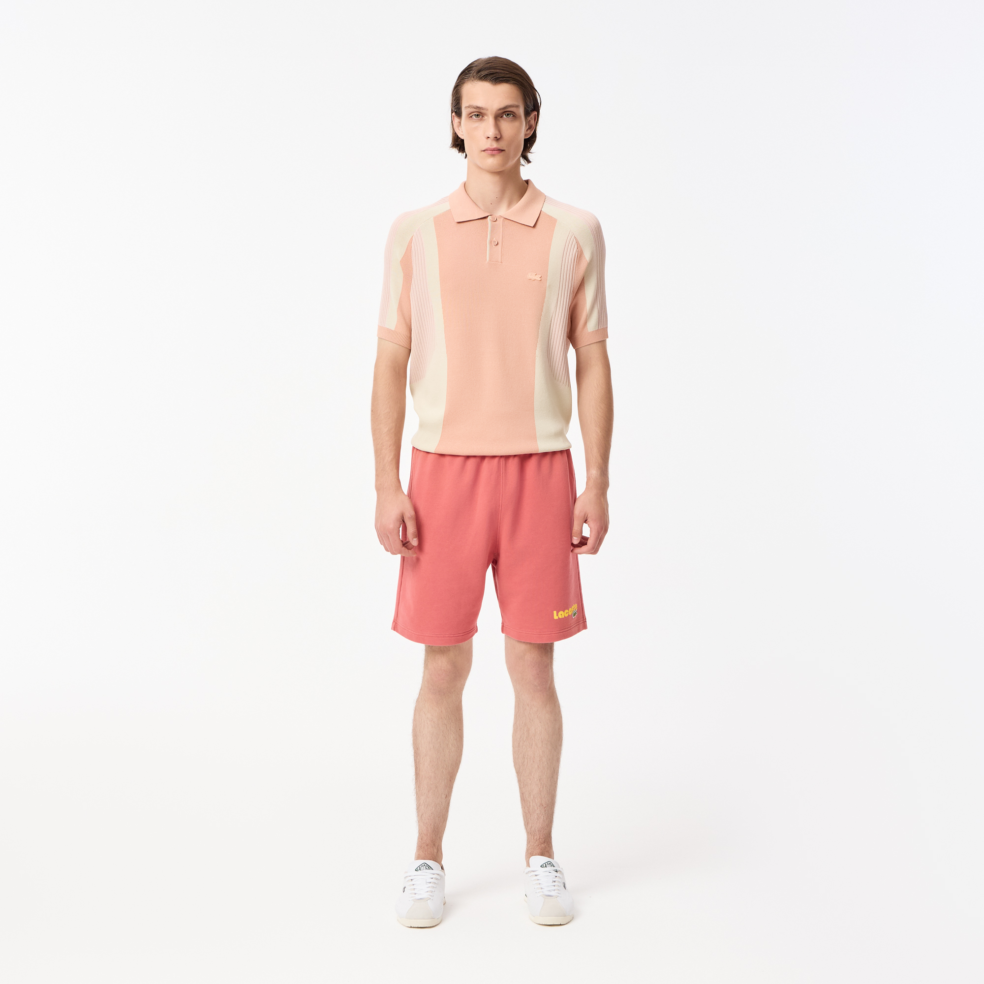 

Мужские шорты Lacoste из органического хлопка, Розовый