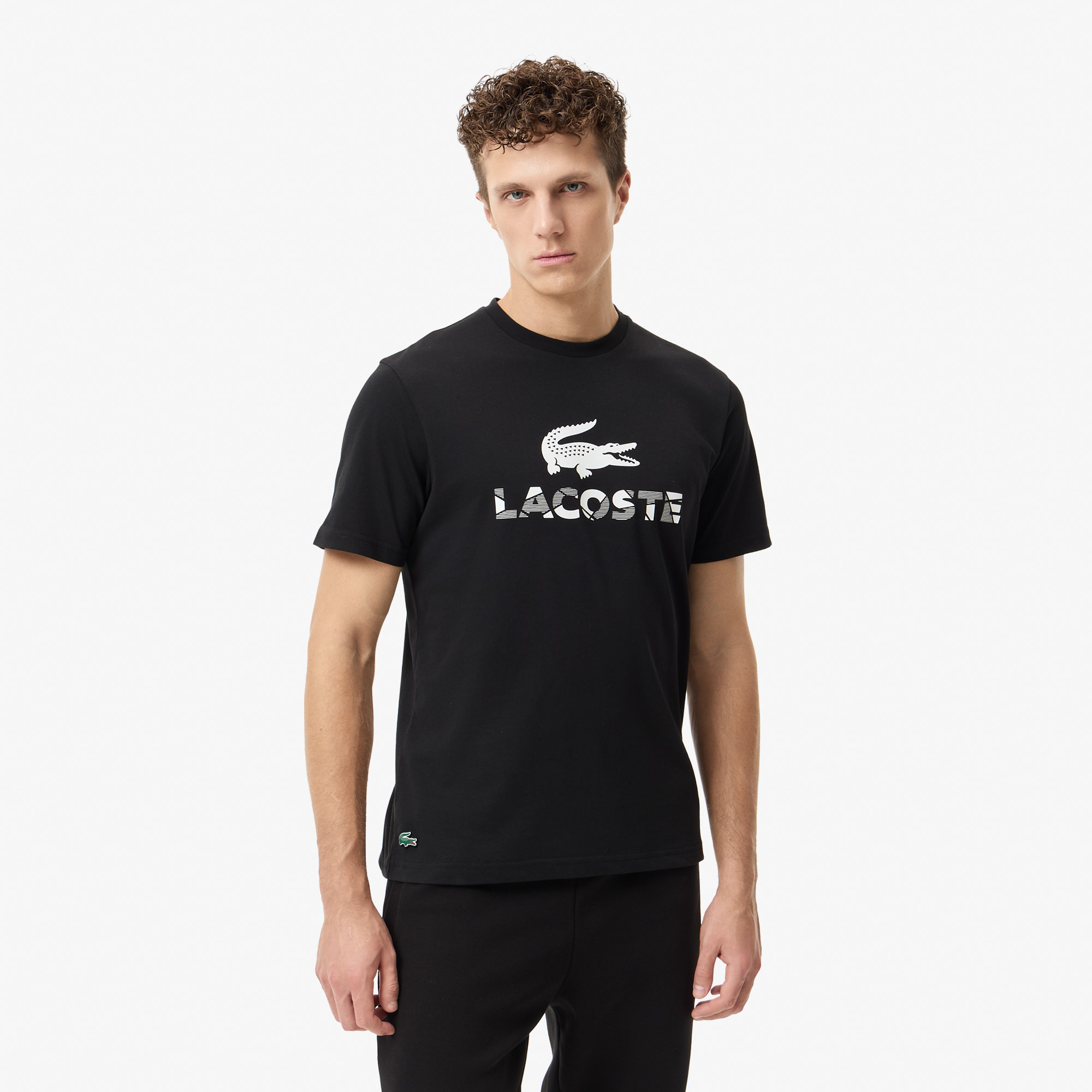Мужская футболка Lacoste, черный, арт. TH5509