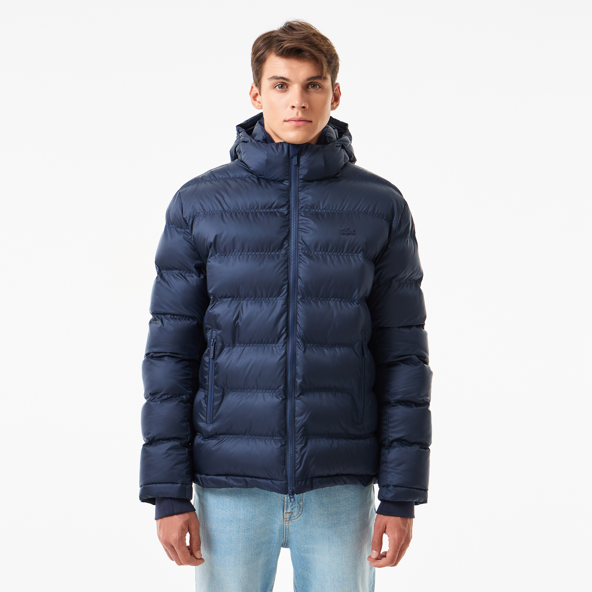 Мужская куртка Lacoste Hooded Quilted, синий, арт. BH7460R
