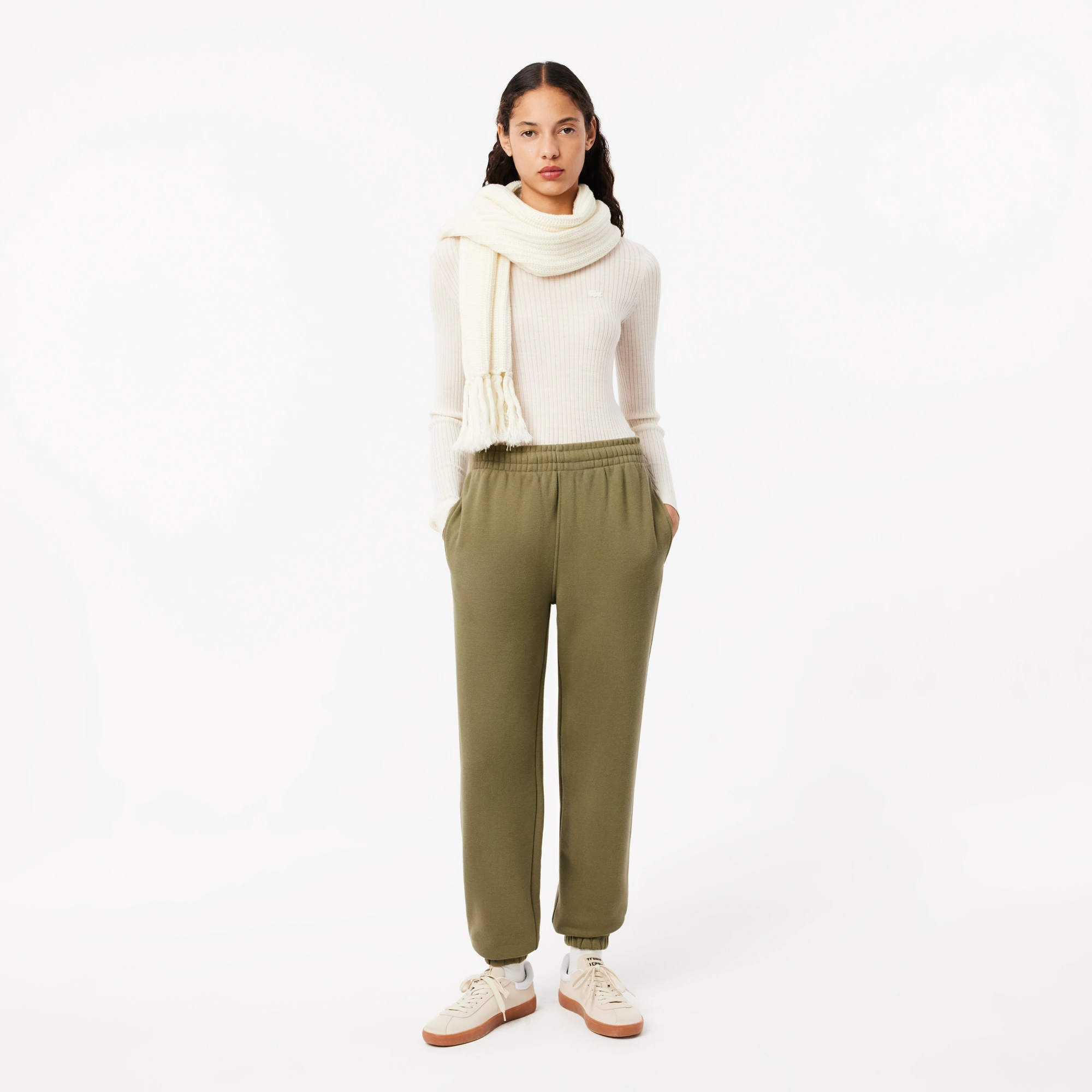 Женские спортивные брюки Lacoste, хаки, арт. XF2647