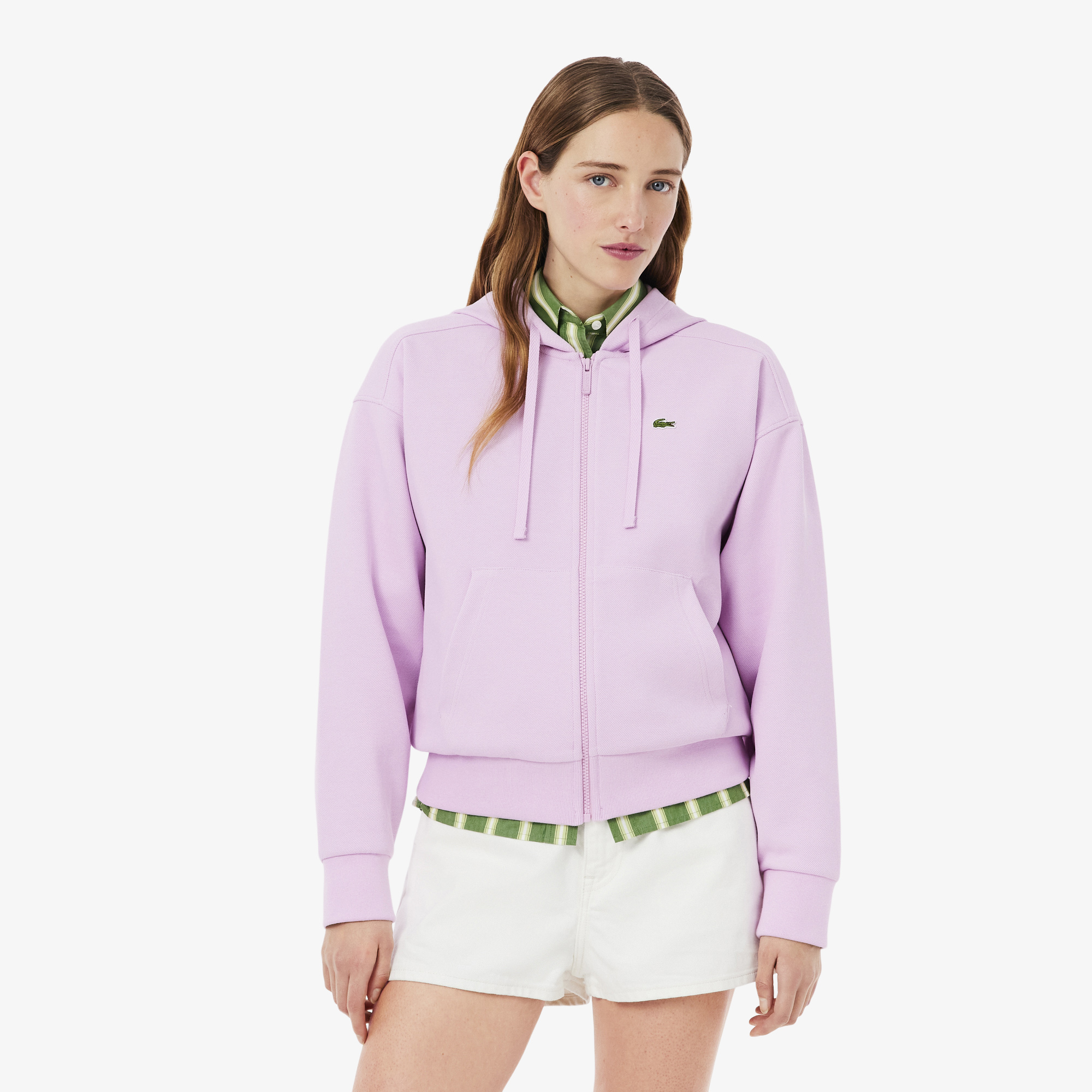 Женский свитшот Lacoste, розовый, арт. SF5272