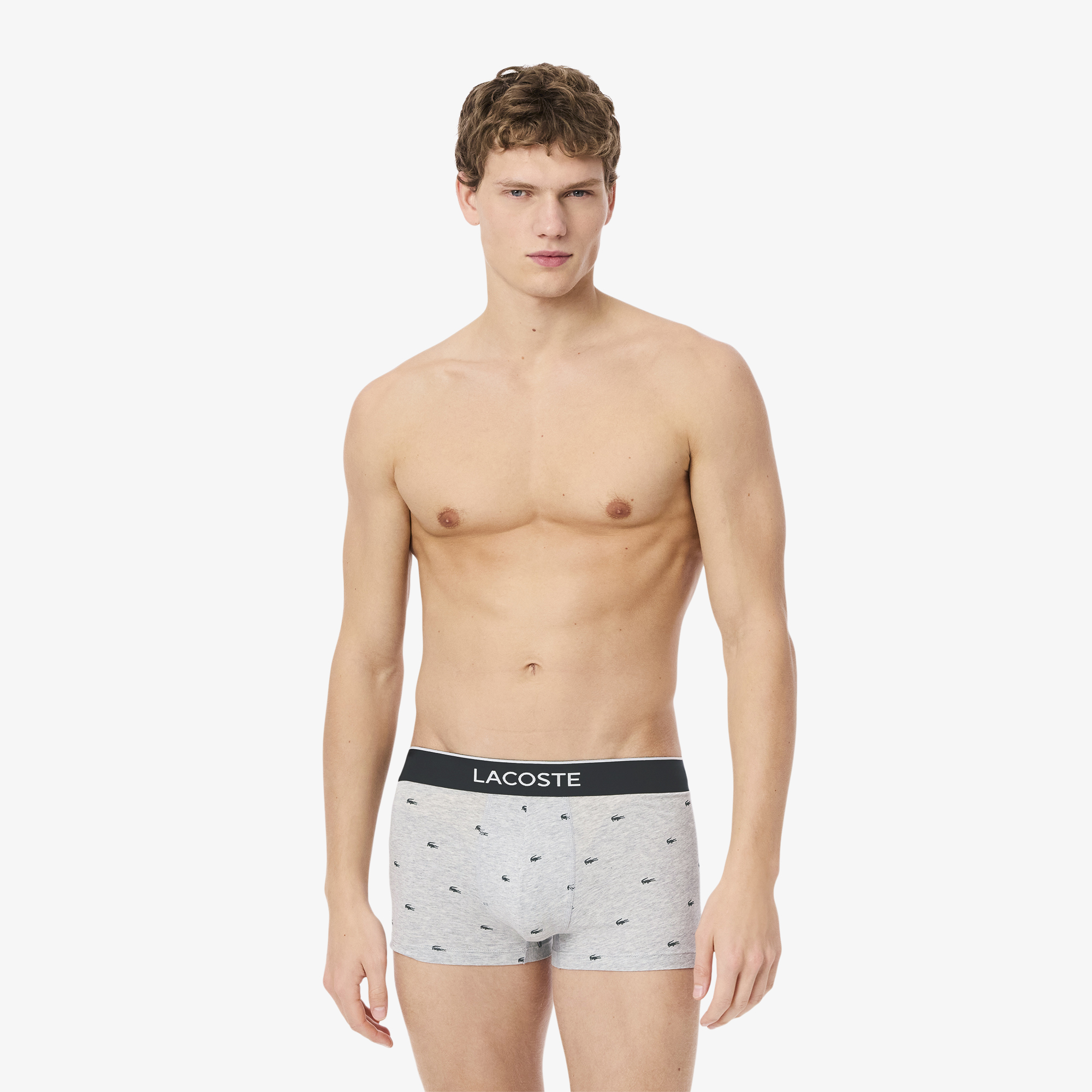 Мужское нижнее белье Lacoste, серый, арт. 5H1299