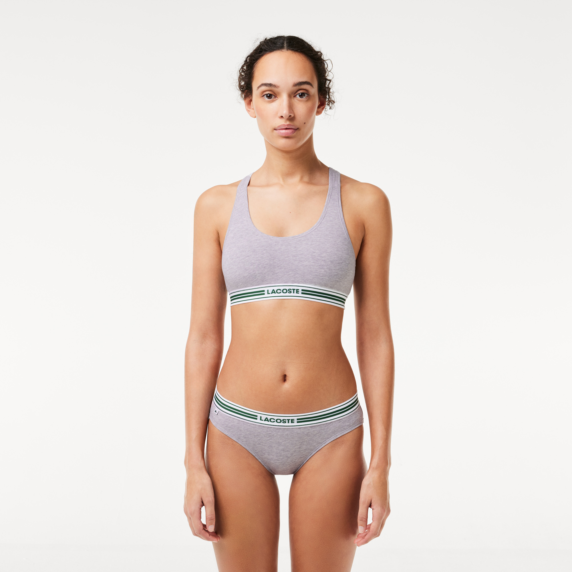 

Женское нижнее бельё Lacoste из эластичного хлопка, Серый