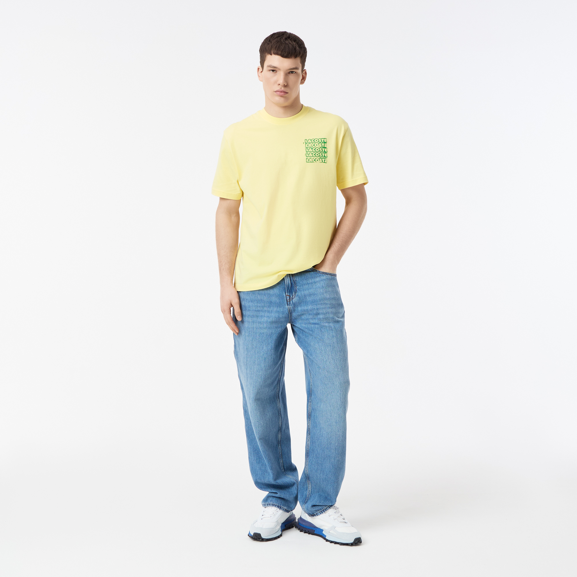 Мужские брюки Lacoste из органического хлопка, синий, арт. HH0540