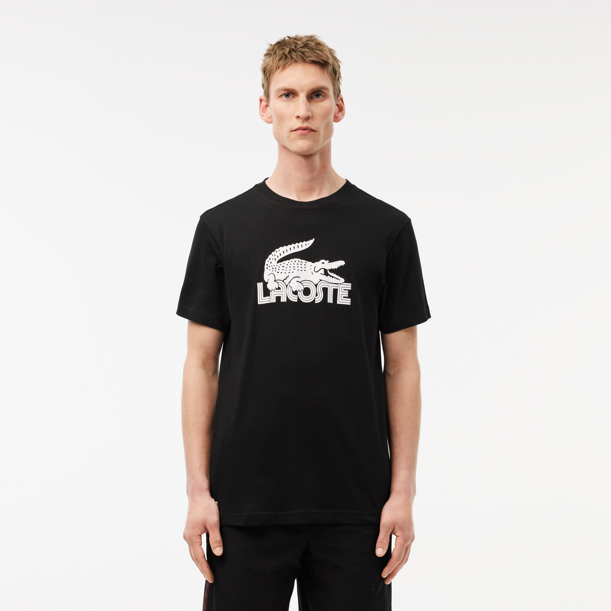 Мужская футболка Lacoste Ultra Dry, черный, арт. TH2508