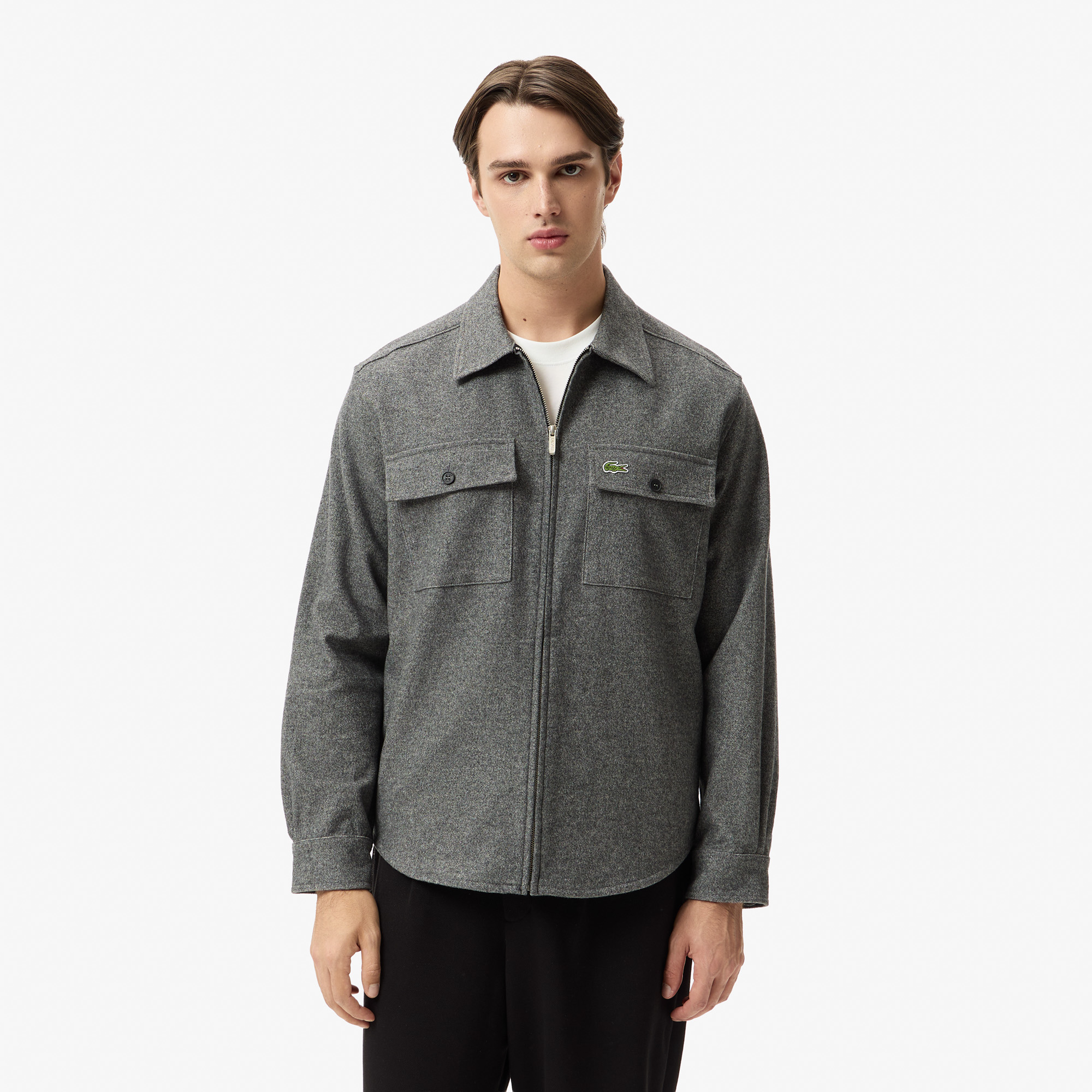 

Мужская рубашка Lacoste с нагрудными карманами, Серый