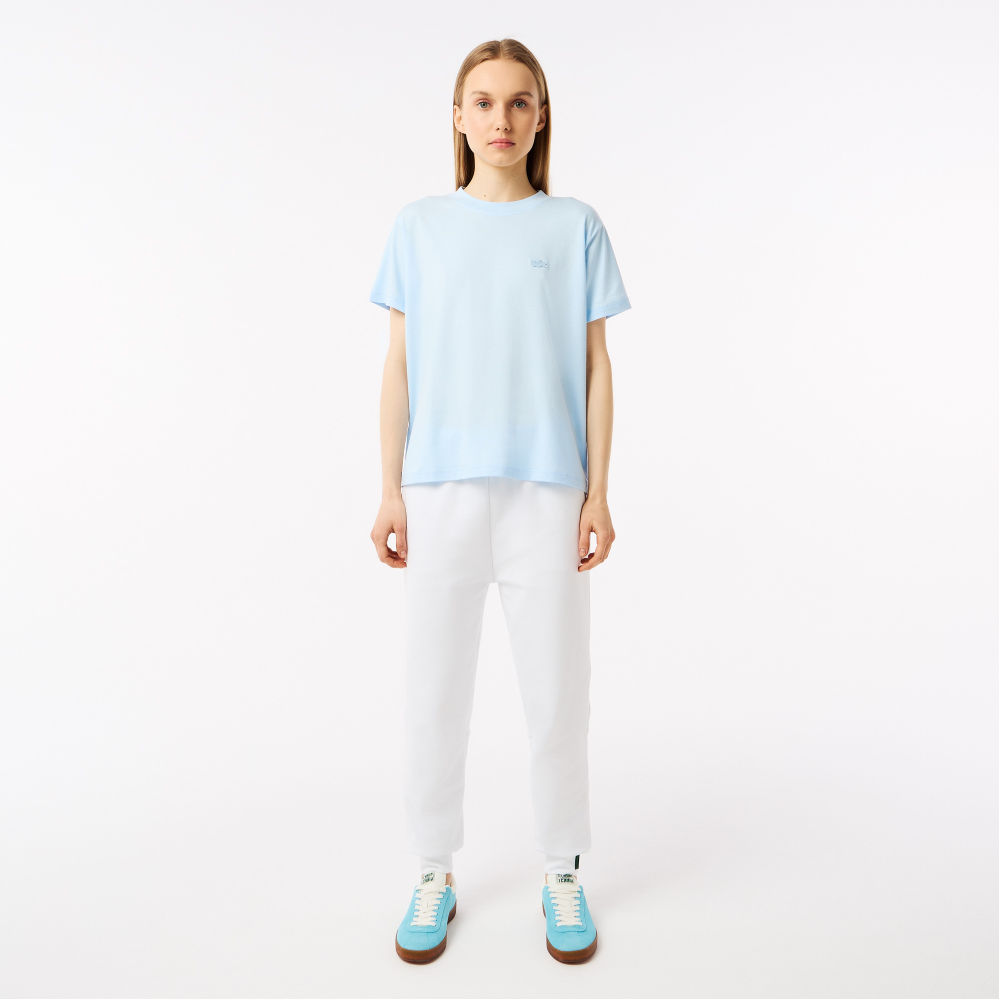 

Женские спортивные брюки Lacoste из хлопка, Белый