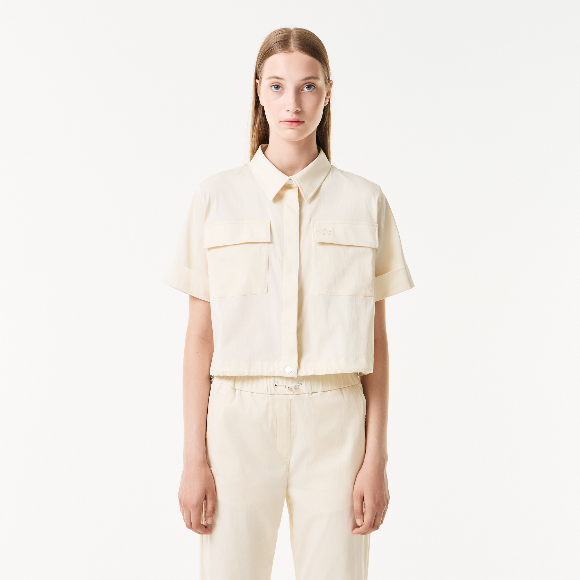 

Женская лёгкая рубашка Lacoste, Белый