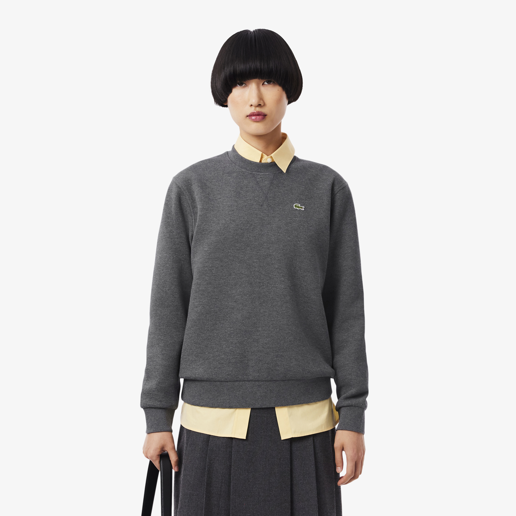 Свитшот Lacoste SF5245, серый, арт. SF5245