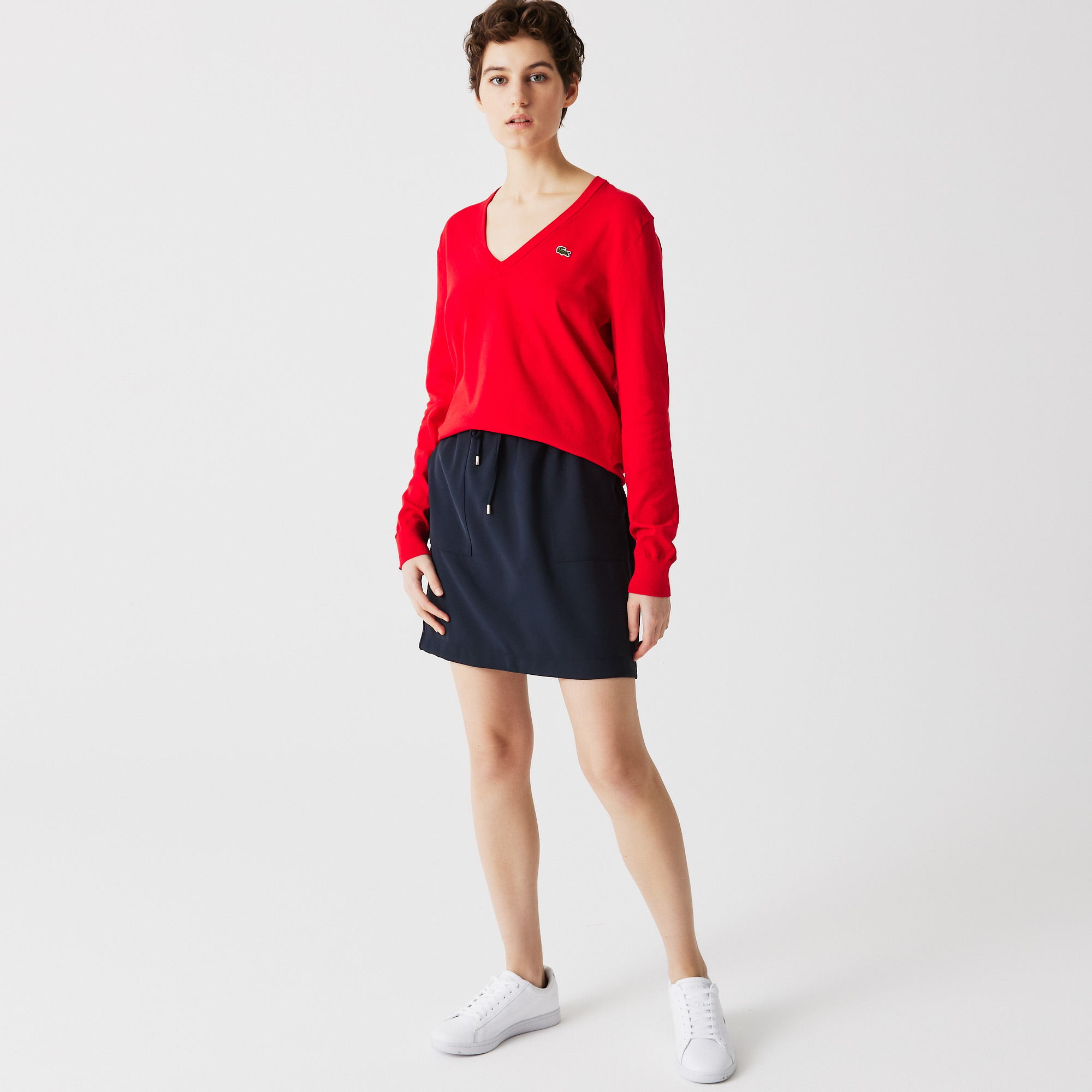 Юбка женская Lacoste, синий, арт. JF0108