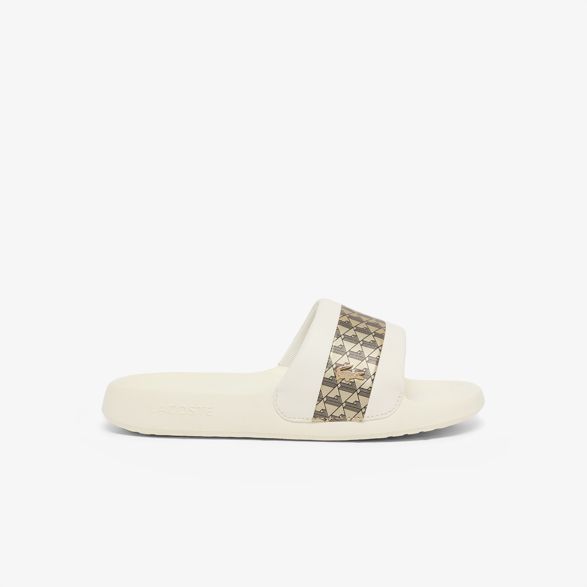 Пантолеты женские Lacoste Serve Slide Hyb, белый, арт. 751CFA0034