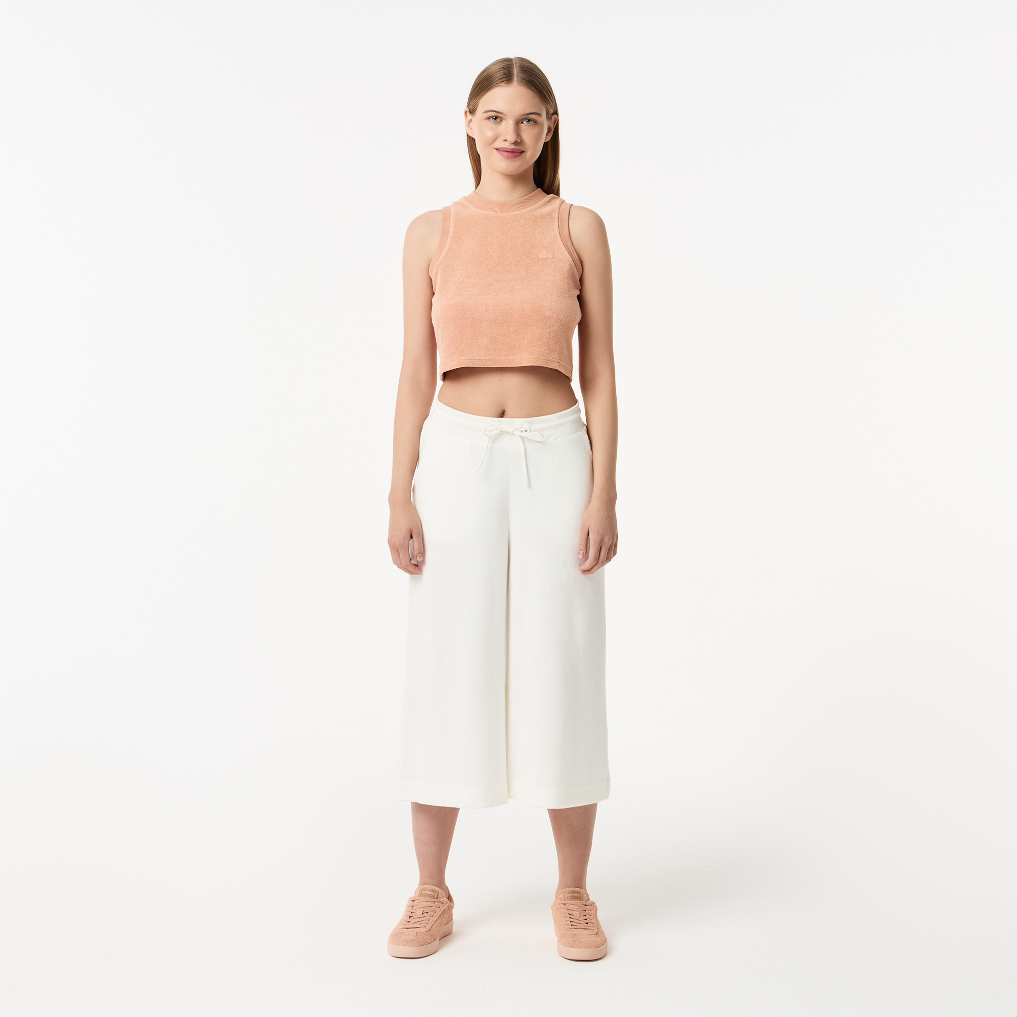 Женские спортивные брюки Lacoste, белый, арт. XF0504