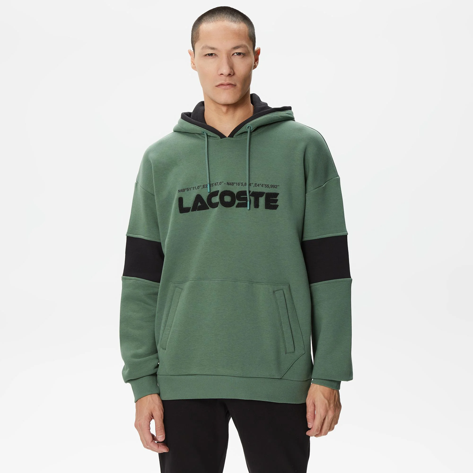 Худи Lacoste, зеленый, арт. SH2404