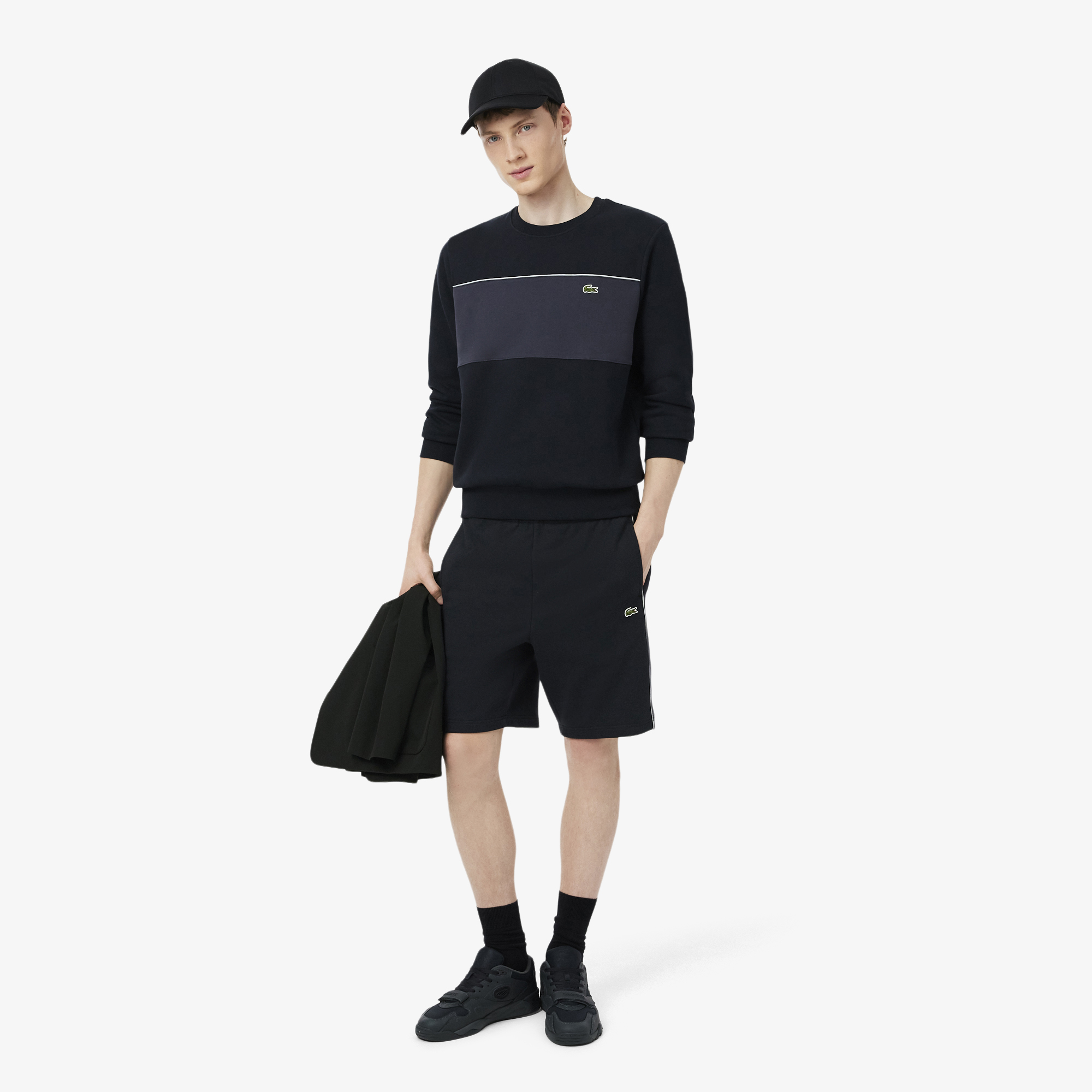 Мужские флисовые шорты Lacoste стандартного кроя