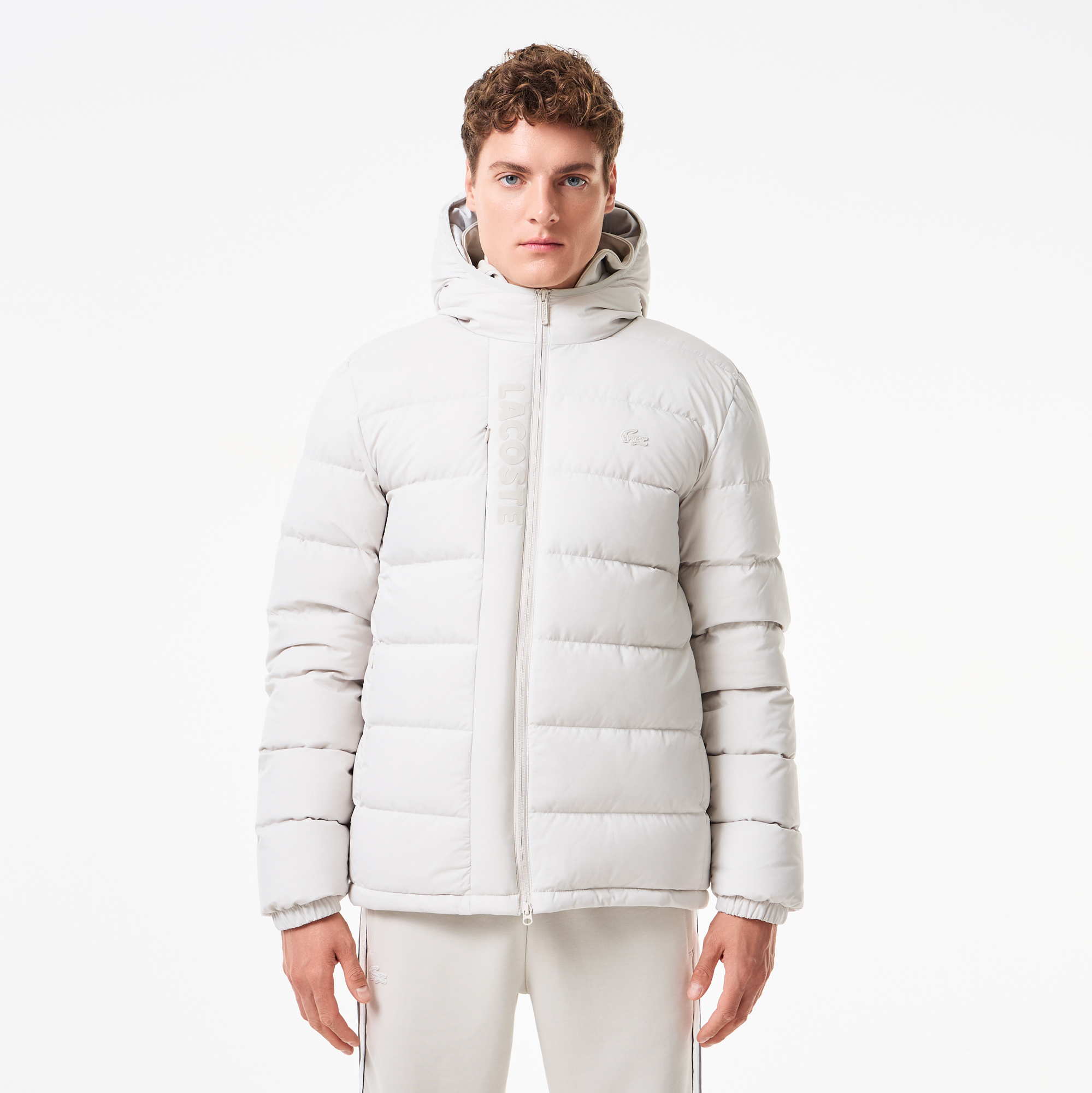 Мужская куртка-бомбер Lacoste, серый, арт. BH2510