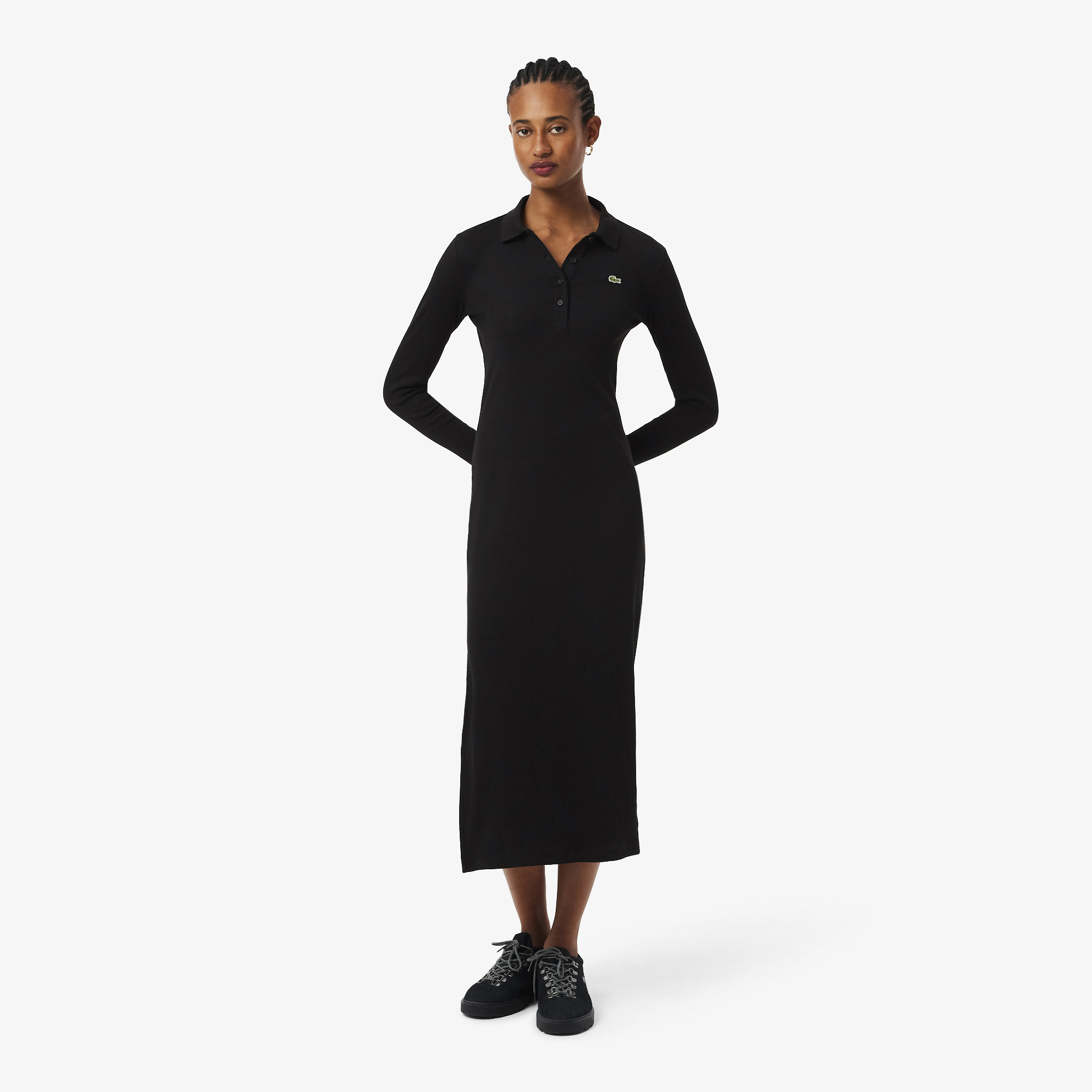 

Платье Lacoste из органического хлопка, Чёрный