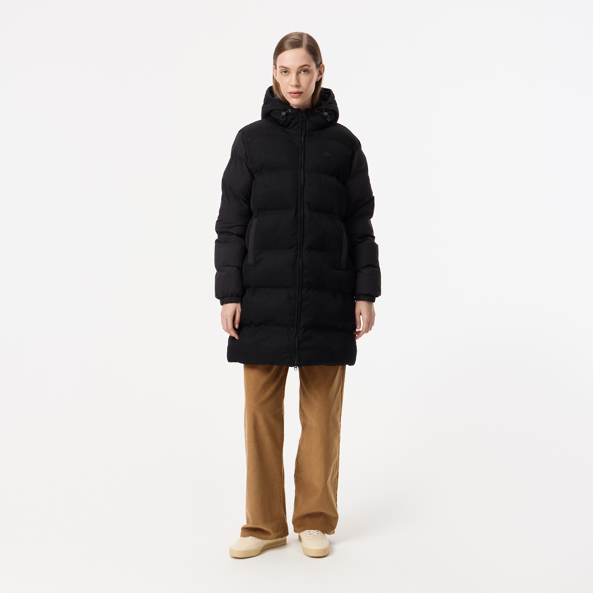 Короткий пуховик Lacoste, черный, арт. BF2602R