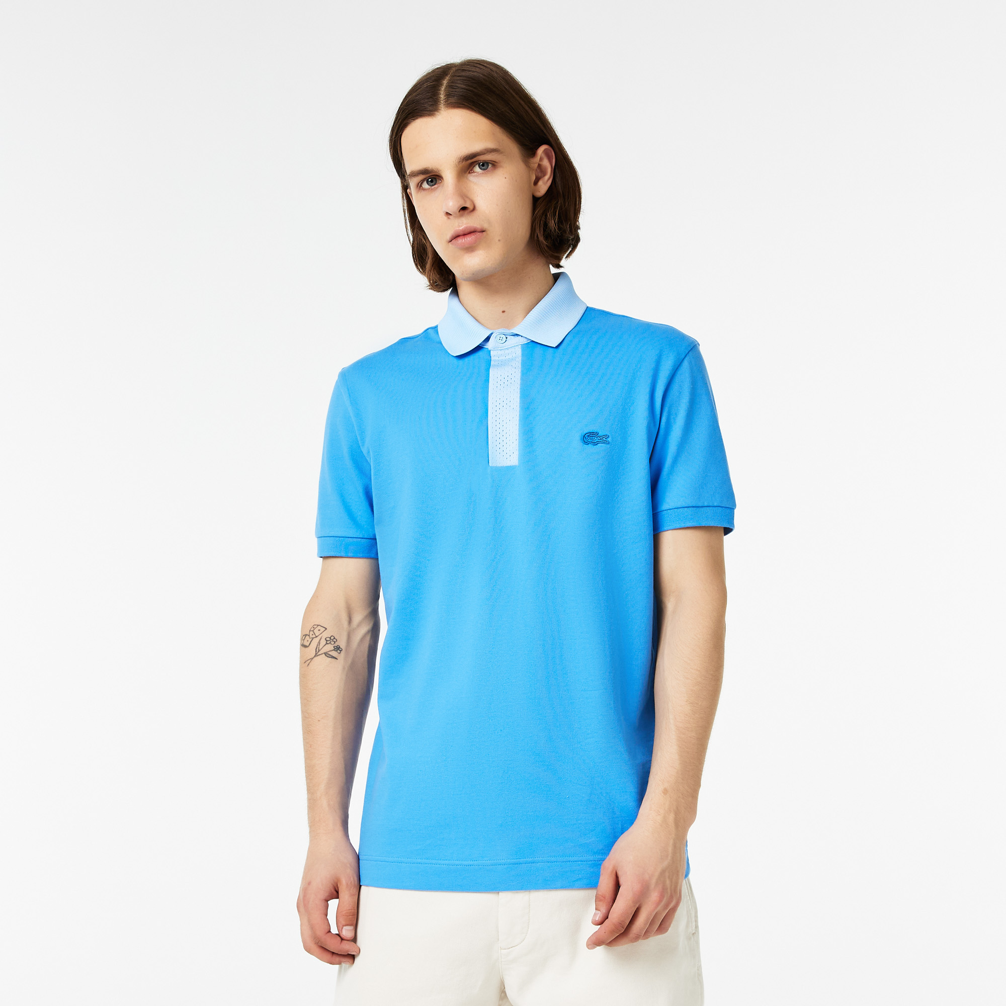 Мужское поло Lacoste Regular Fit, голубой, арт. PH5367