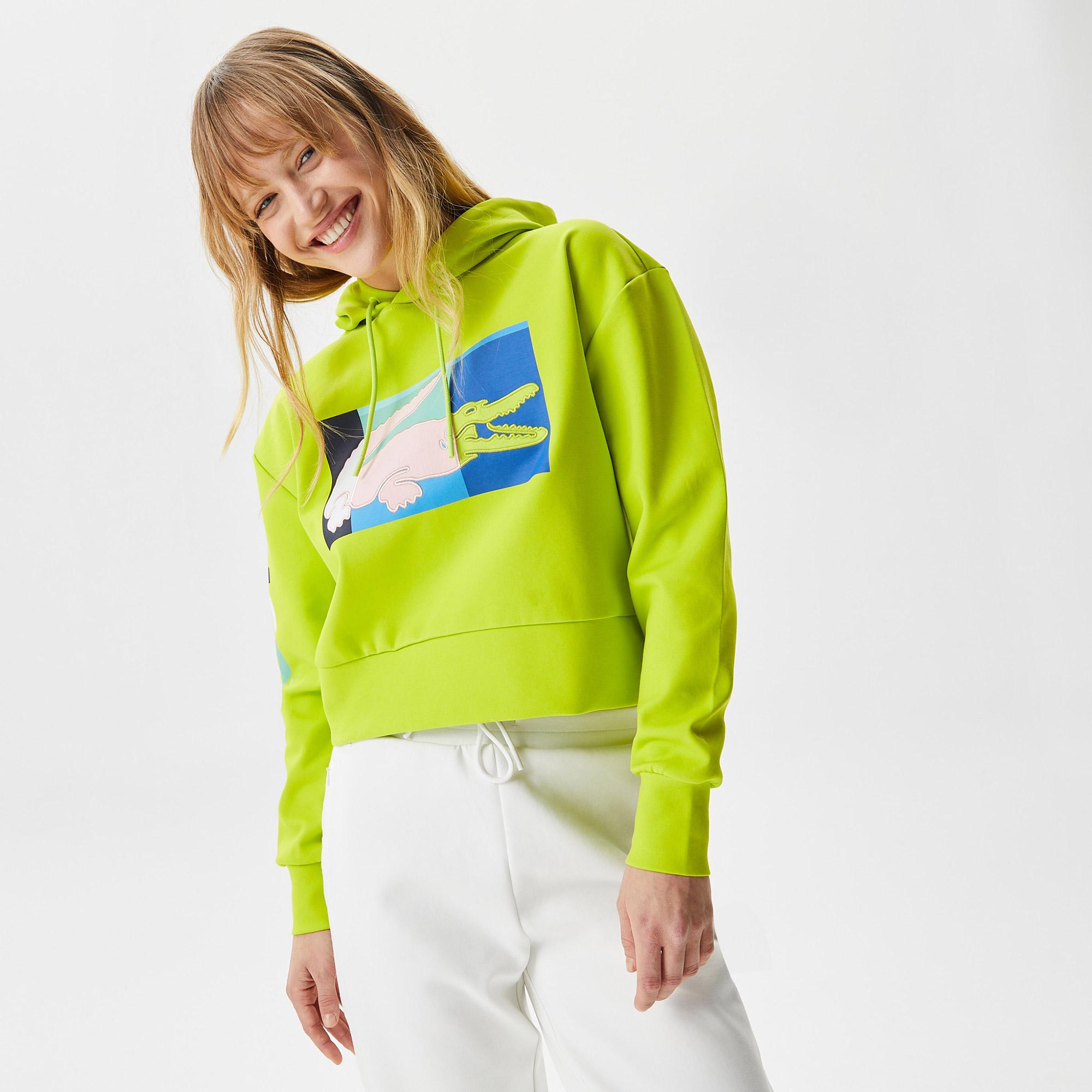 Толстовка Lacoste свободного кроя, желтый, арт. SF0314