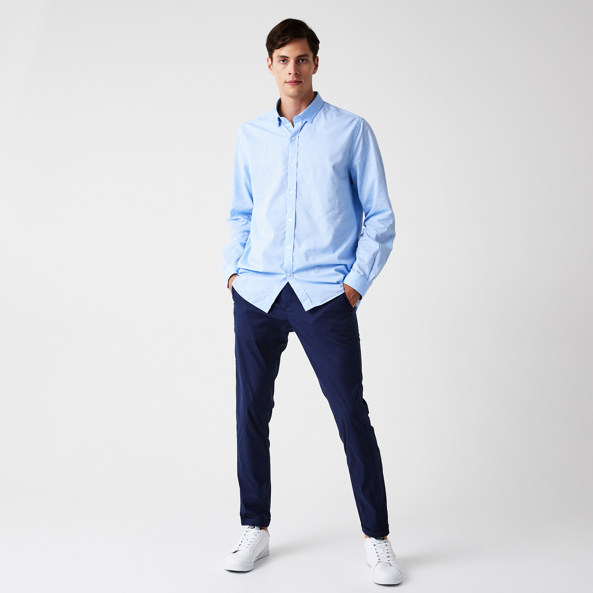 Мужские брюки Lacoste Slim Fit, синий, арт. HH0990