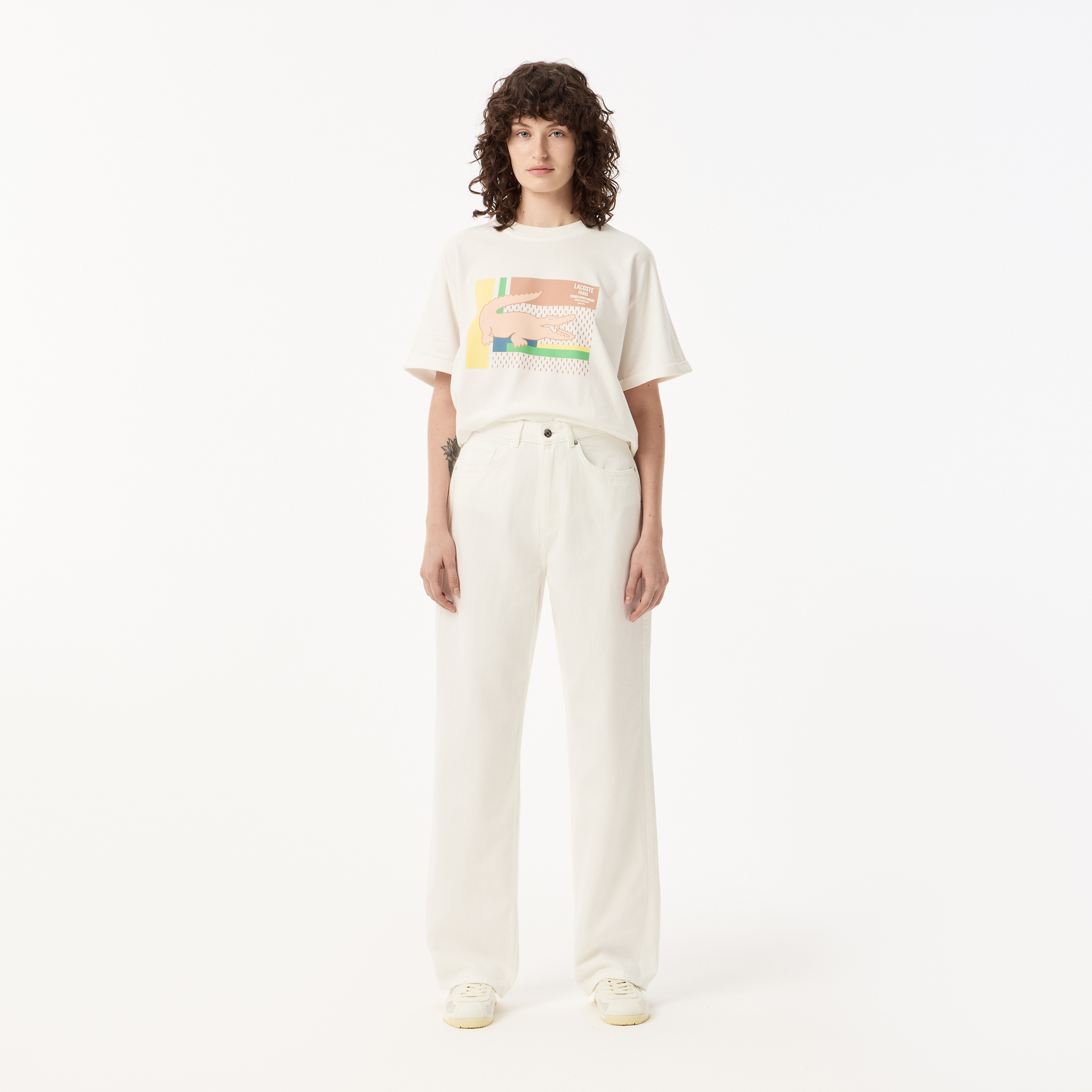 Женские брюки Lacoste свободного кроя