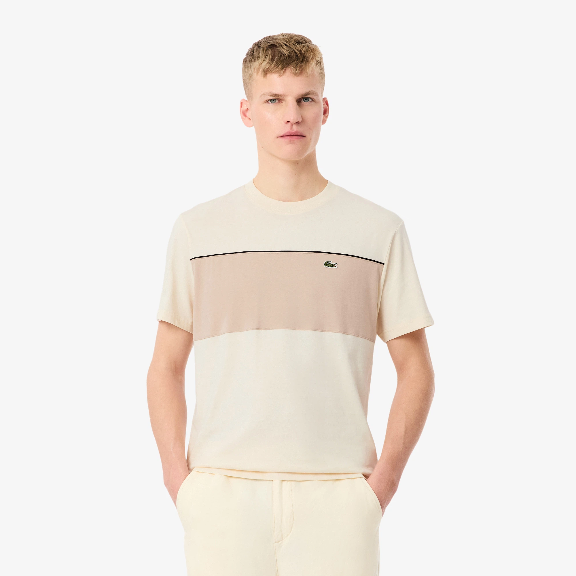 Мужская хлопковая футболка Lacoste