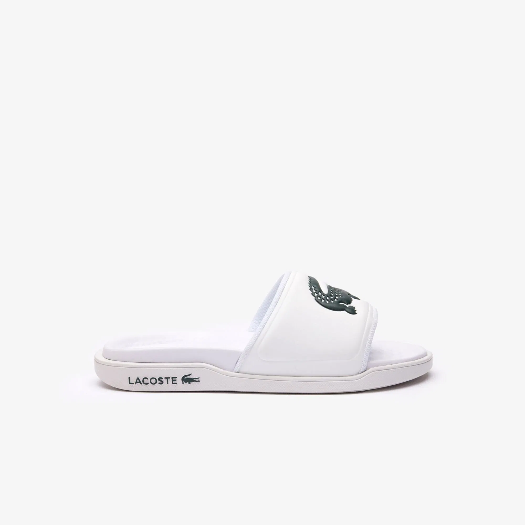 Сланцы Lacoste Serve Slide Dual, белый, арт. 743CFA1001