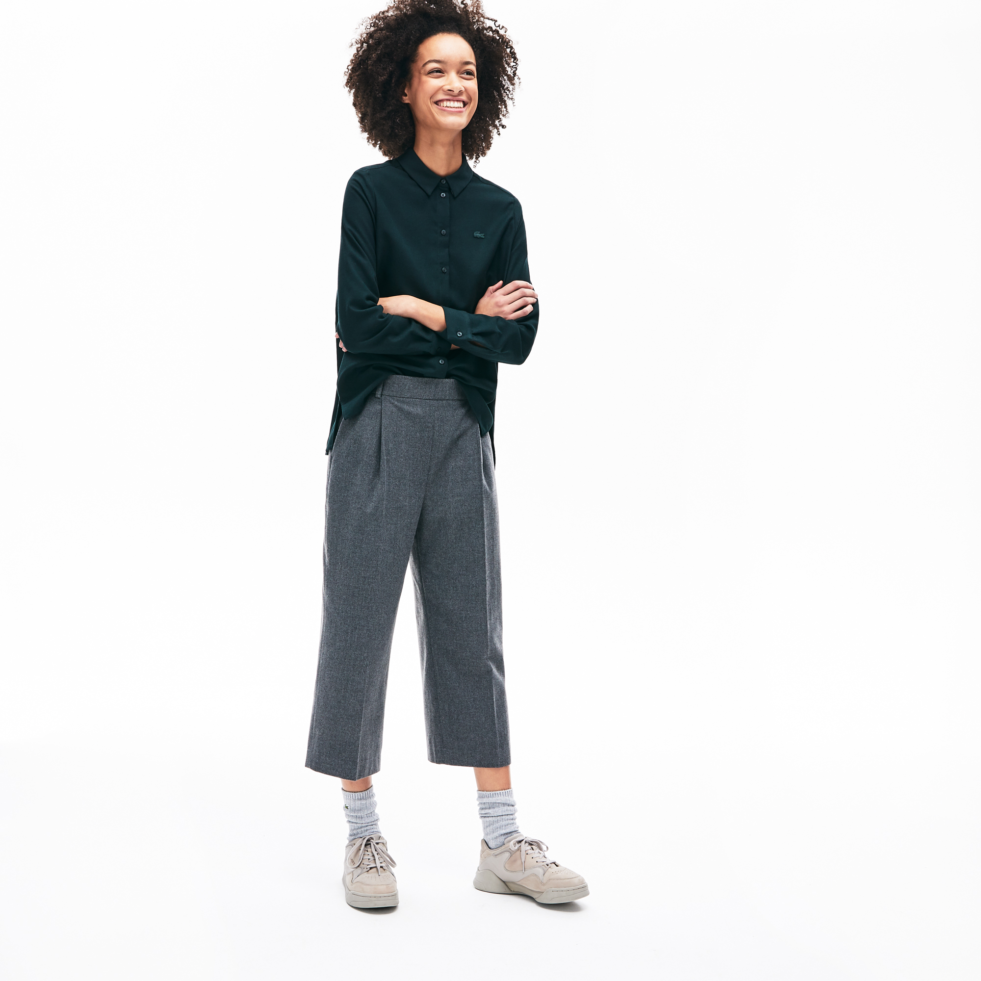 

Женские брюки Lacoste повседневного кроя, Серый