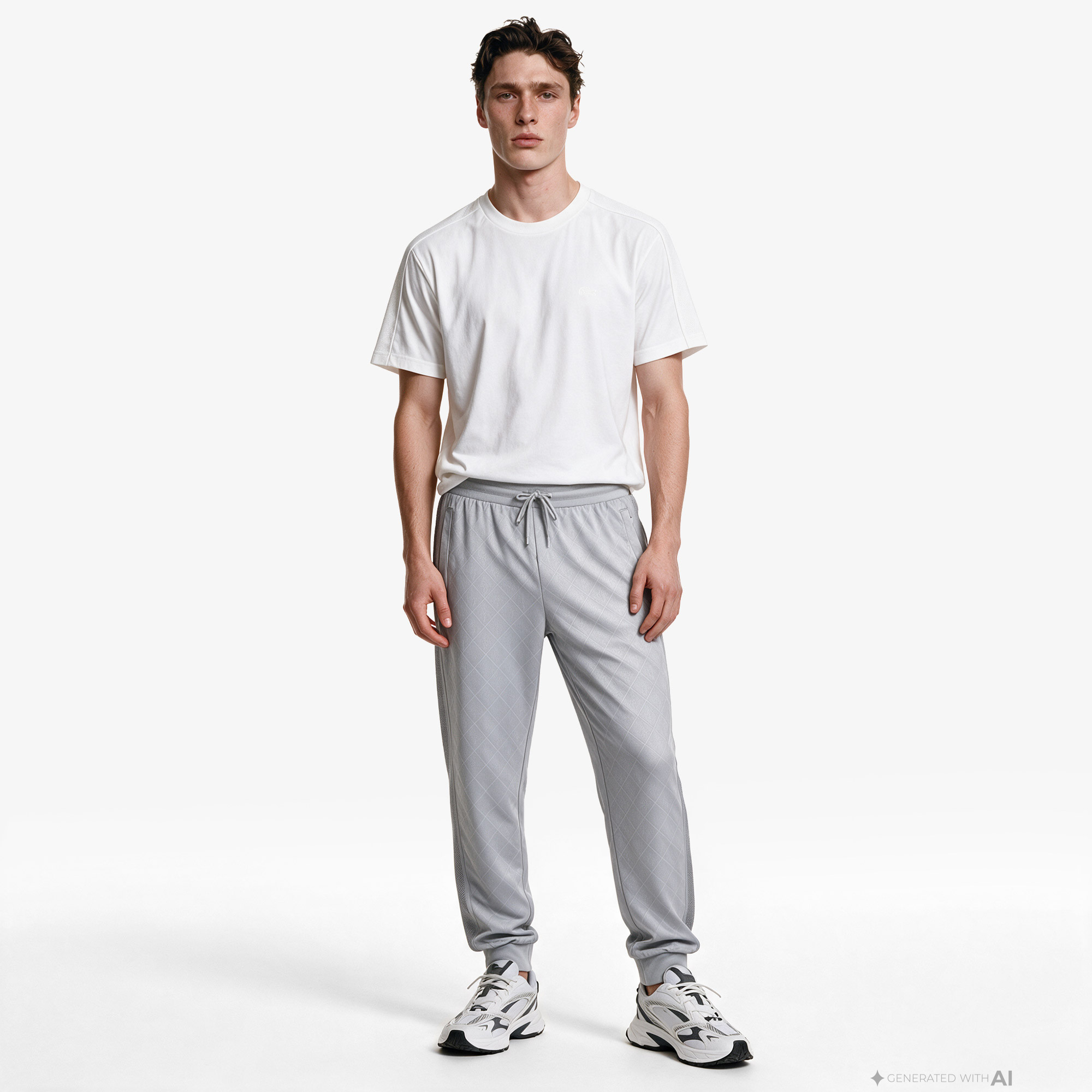 Мужская хлопковая футболка Lacoste